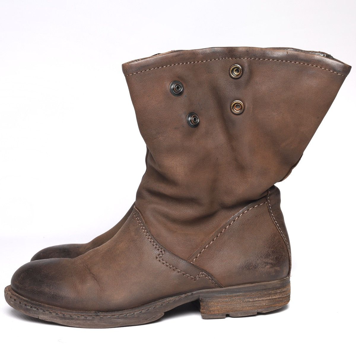 A.S.98 AS 98 A.S.98 Airstep Brown Leather Boots Shoes Avantgarde Size US 6 / IT 36 - 6 Thumbnail