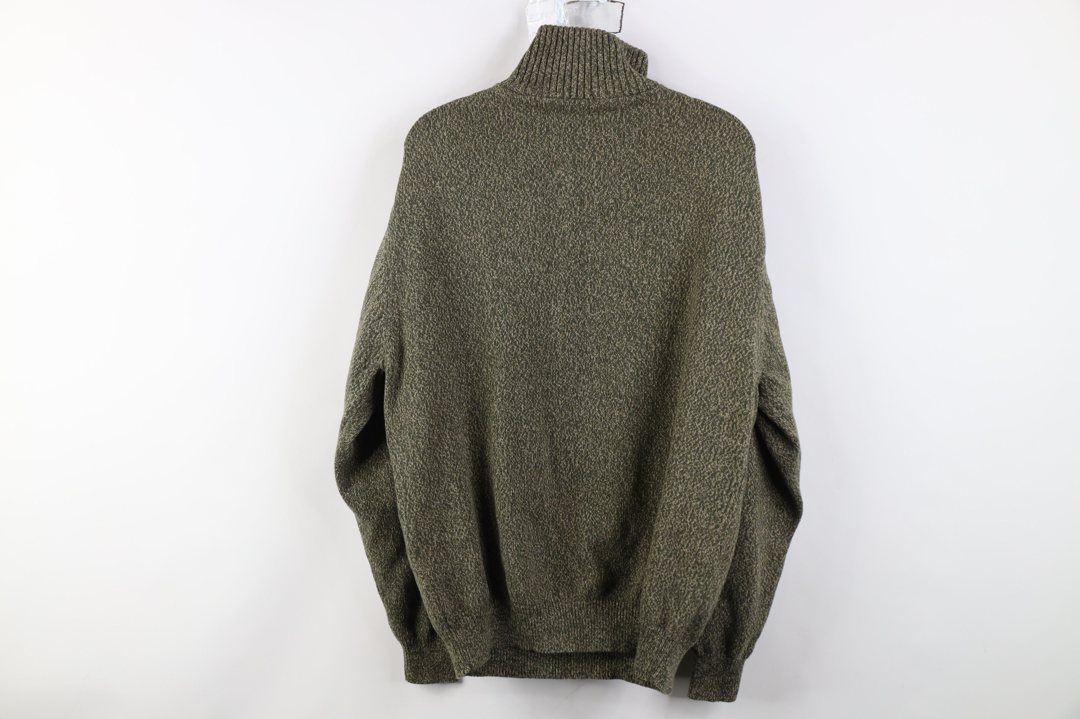 Vintage Vintage 90s Streetwear 1/4 Half Zip Cotton Pullover Sweater Size US L / EU 52-54 / 3 - 10 Thumbnail