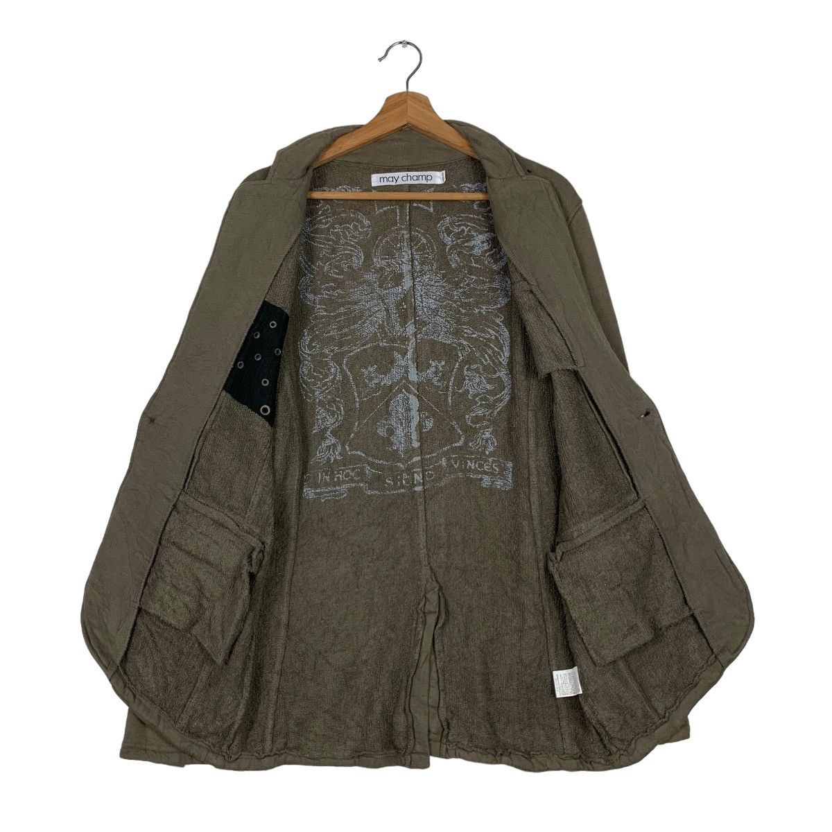 Japanese Brand MAY CHAMP Studded Casual Jacket #0184-C9 Size US M / EU 48-50 / 2 - 12 Thumbnail