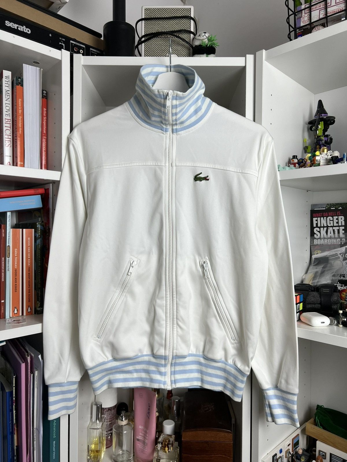 Designer × Lacoste × Vintage Vintage 90s Lacoste tracksuit two piece set M old money rare Size M / US 6-8 / IT 42-44 - 2 Thumbnail