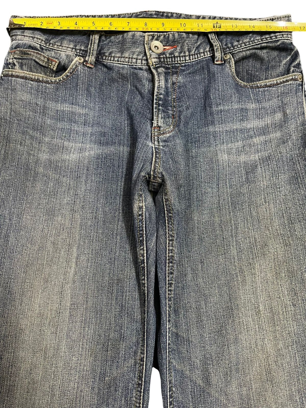 KMRii Vintage Japanese Brand Blue Wash Tight Bootscut Jeans Size US 32 / EU 48 - 11 Thumbnail