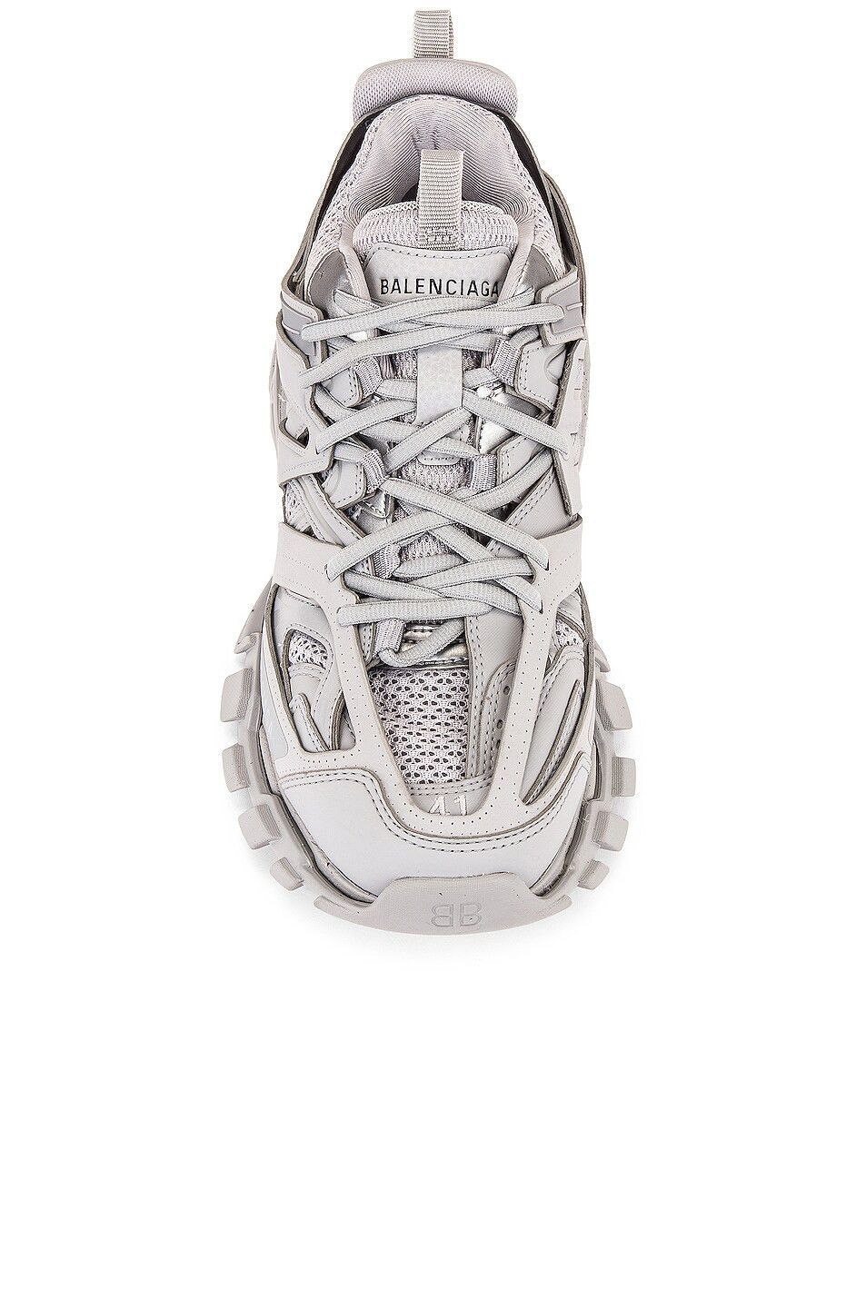 Balenciaga o1mt1gz0924 Track Sneaker Recycled Sole in Light Grey Size US 11 / EU 44 - 3 Thumbnail