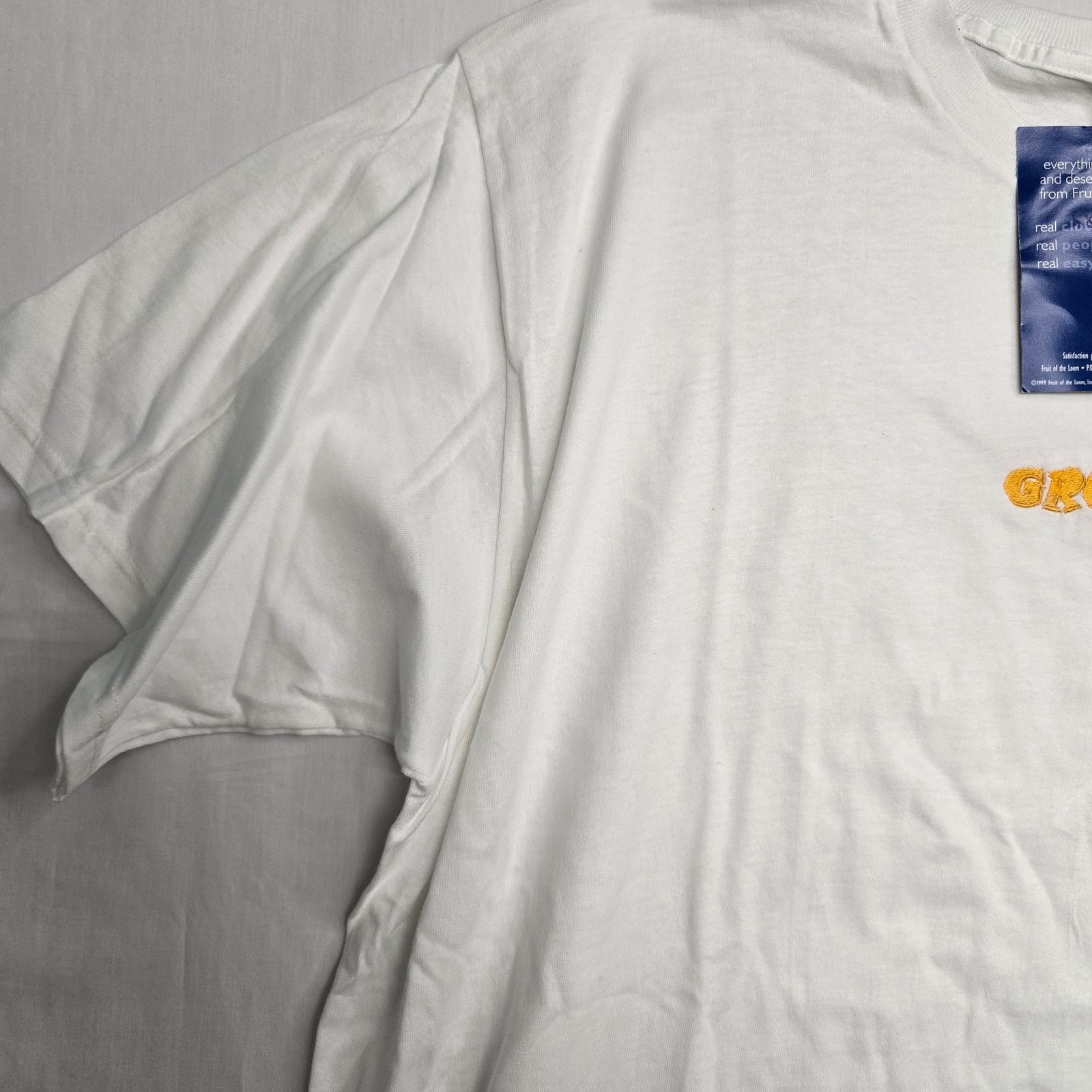 Hanes Hawaii Shirt Groovy Lou Embroidered White 3XL Hawaiin Tee Size US XXL / EU 58 / 5 - 5 Thumbnail