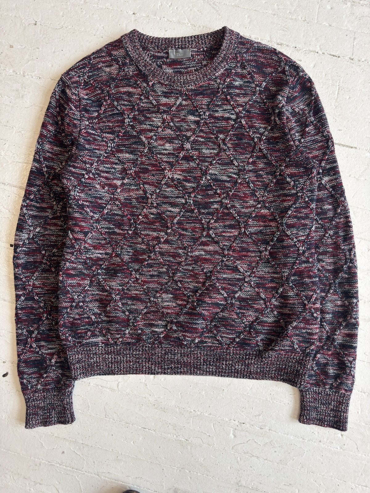 Dior Dior Homme Autumn 2015 Multi-color Virgin Wool Sweater Size US M / EU 48-50 / 2 - 1 Thumbnail