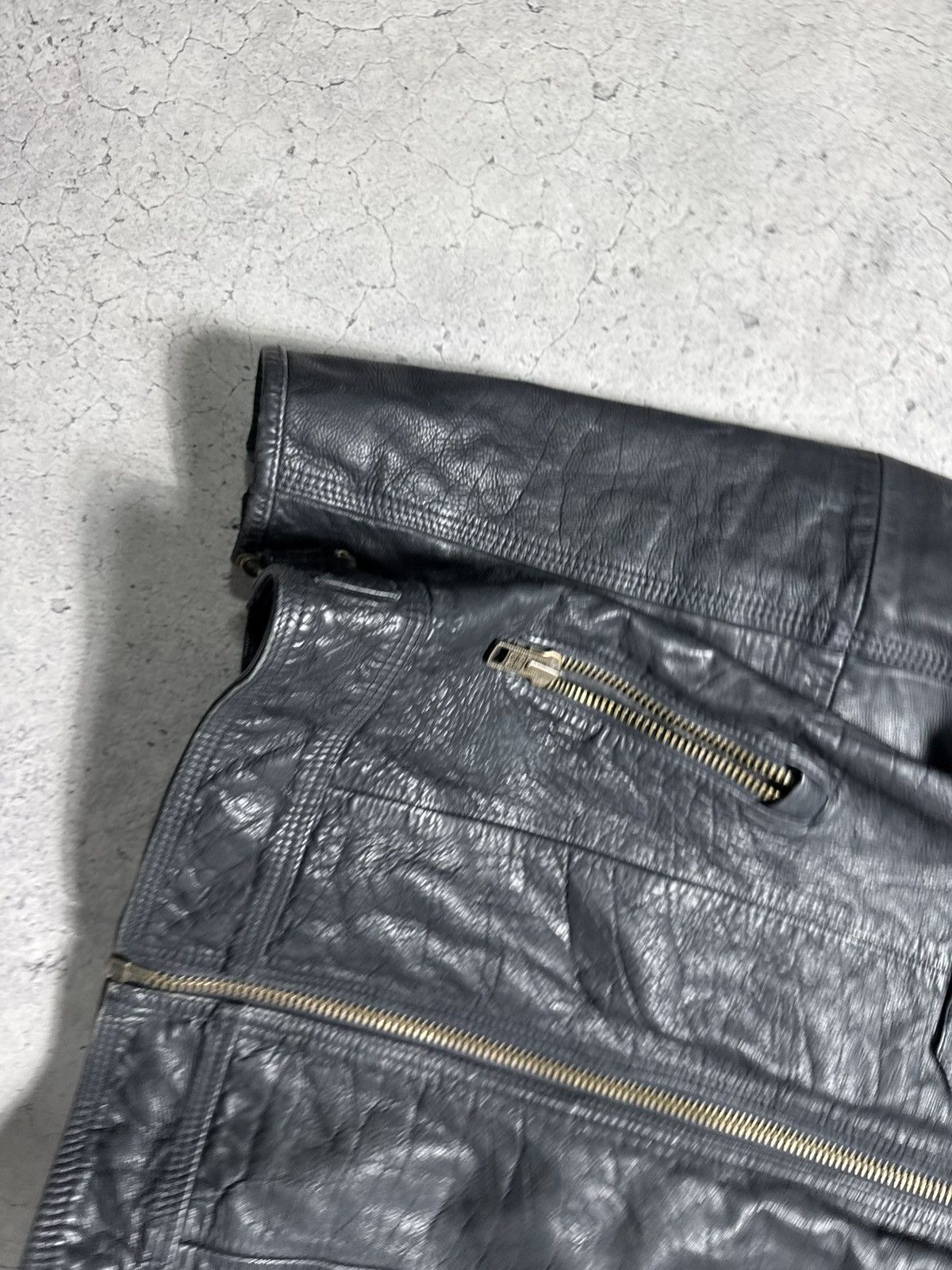 Superdry Superdy Leather Bomber Jacket Black Size US XS / EU 42 / 0 - 2 Thumbnail