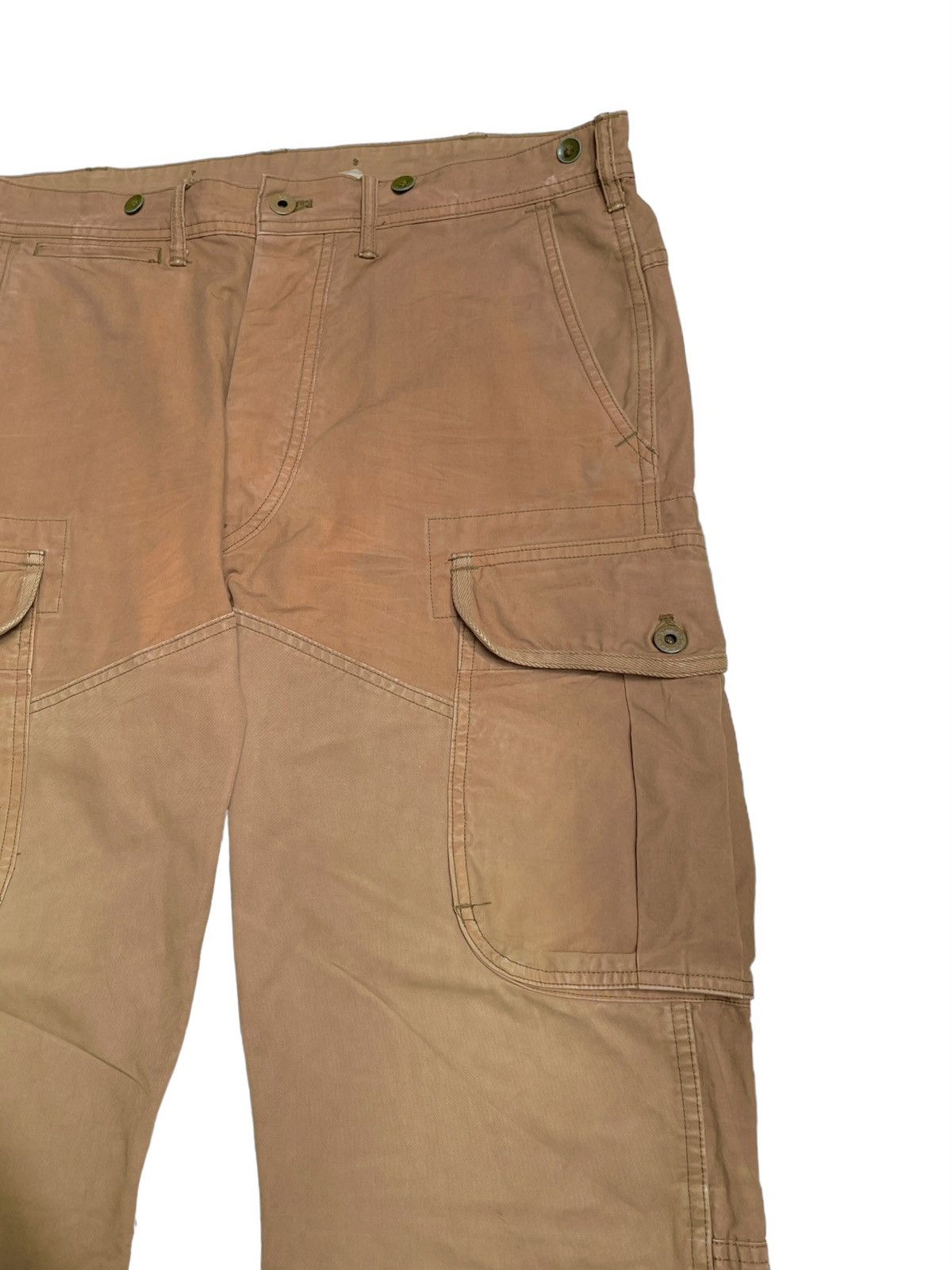 RRL Ralph Lauren Vintage RRL Ralph Lauren Double Knee Two Tone Pants 2000s Size US 32 / EU 48 - 6 Thumbnail
