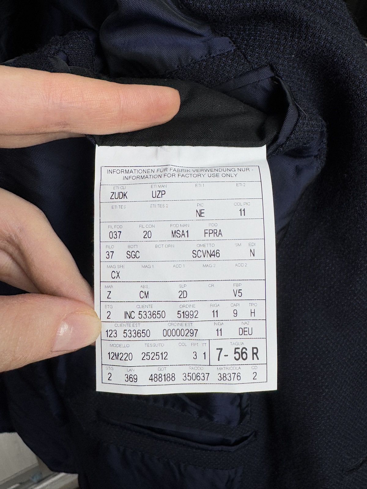 Ermenegildo Zegna Ermenegildo Zegna Milano Easy Navy Blue wool jacket blazer Size 46R - 12 Thumbnail