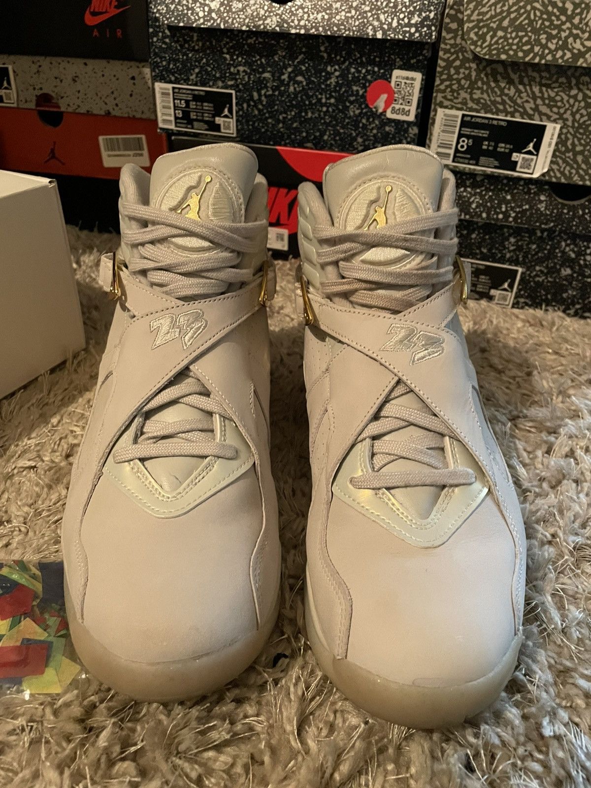 Jordan Brand Jordan 8 Confetti Size US 9 / EU 42 - 4 Thumbnail