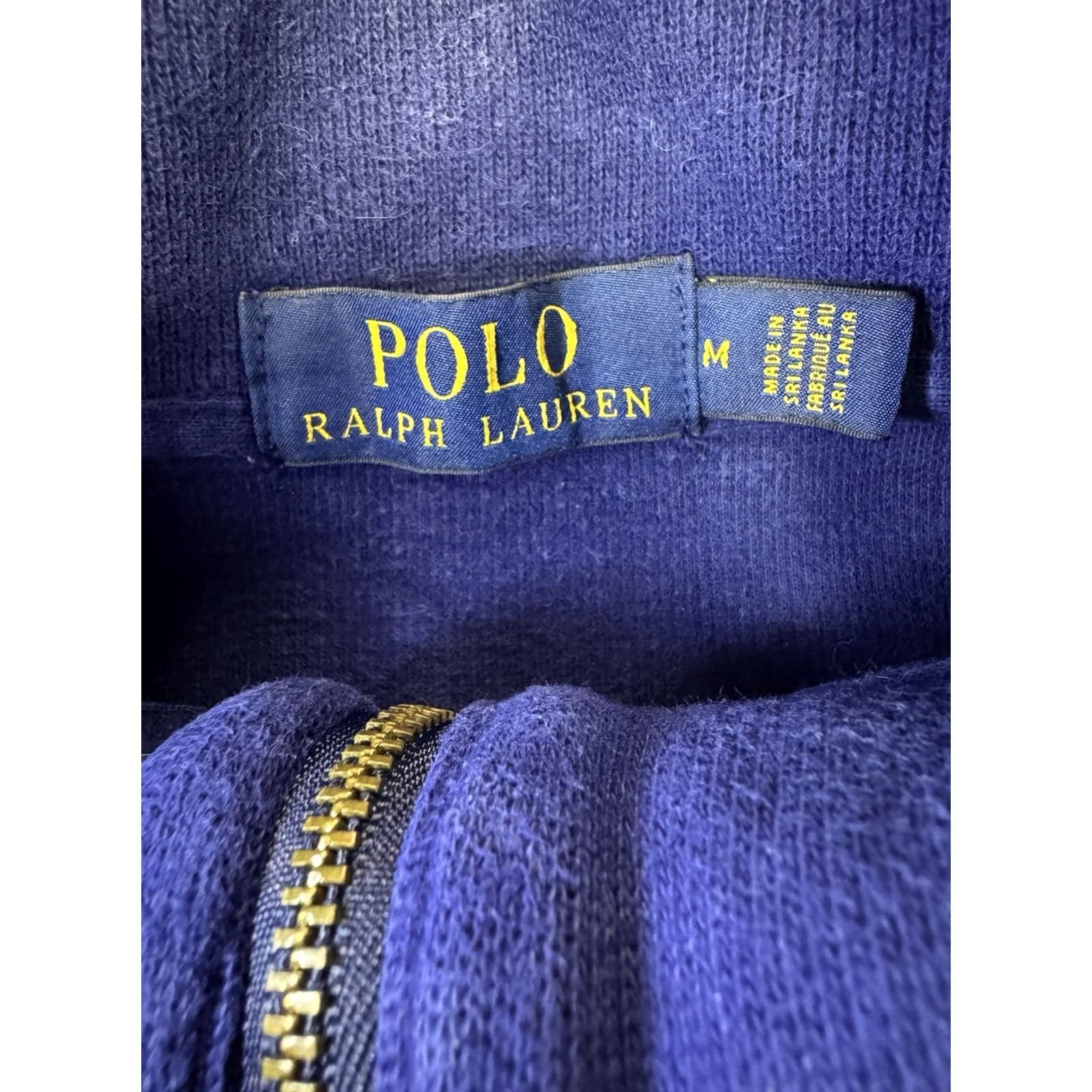 Ralph Lauren Ralph Lauren Sweater Blue Knit 1/4 Zip Pullover Mens M Casual Preppy Size US M / EU 48-50 / 2 - 3 Thumbnail