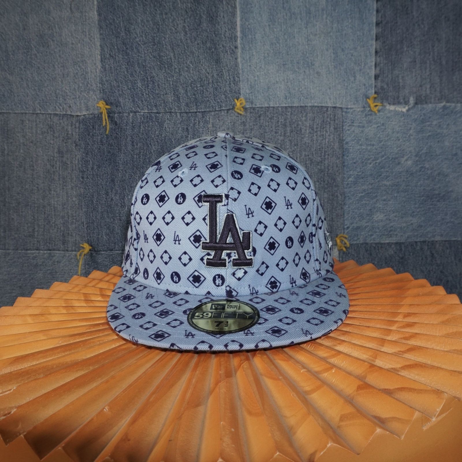 New Era 7 ½ - Vintage Y2K Los angeles Dodgers MLB monogram 2000s hat Size ONE SIZE - 1 Thumbnail
