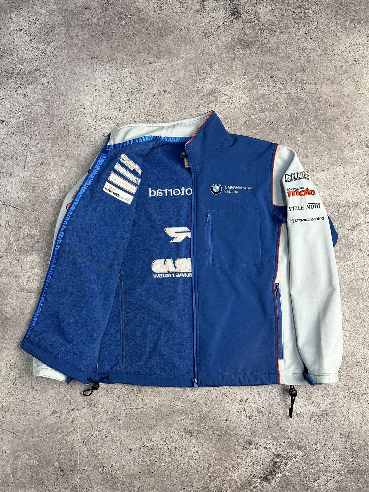 BMW Vintage BMW Motorrad Racing Jacket Y2K Streetwear Size US S / EU 44-46 / 1 - 7 Thumbnail