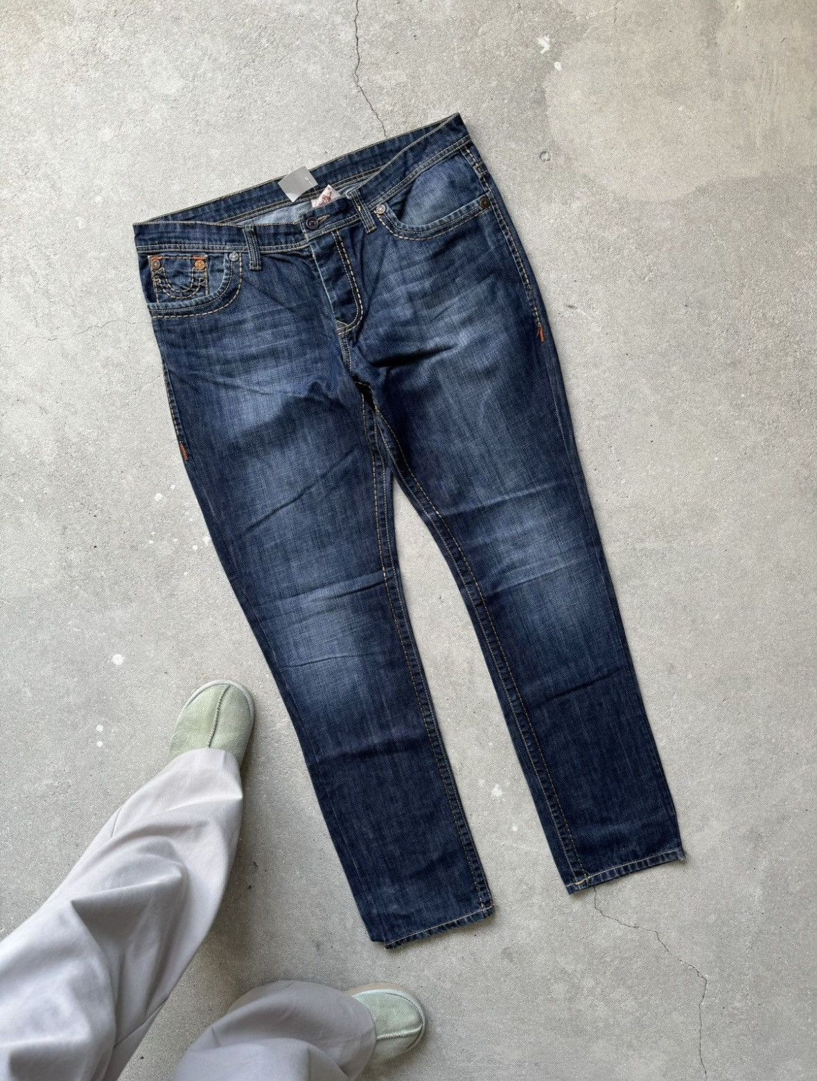 True Religion Vintage True Religion Denim Jeans Size US 36 / EU 52 - 4 Thumbnail