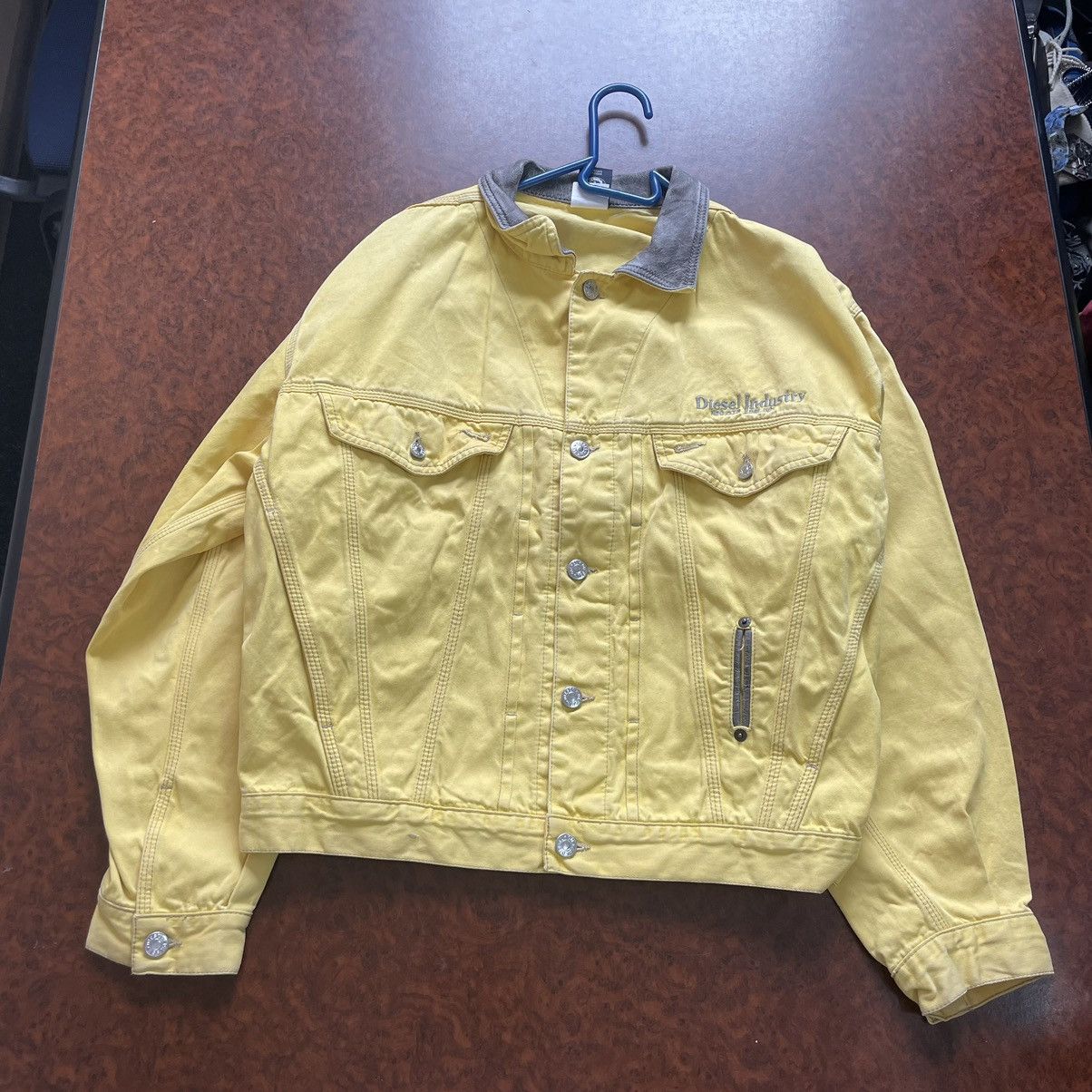 Diesel × Vintage 90s Diesel bomber denim jacket jeans desert Size US S / EU 44-46 / 1 - 1 Thumbnail