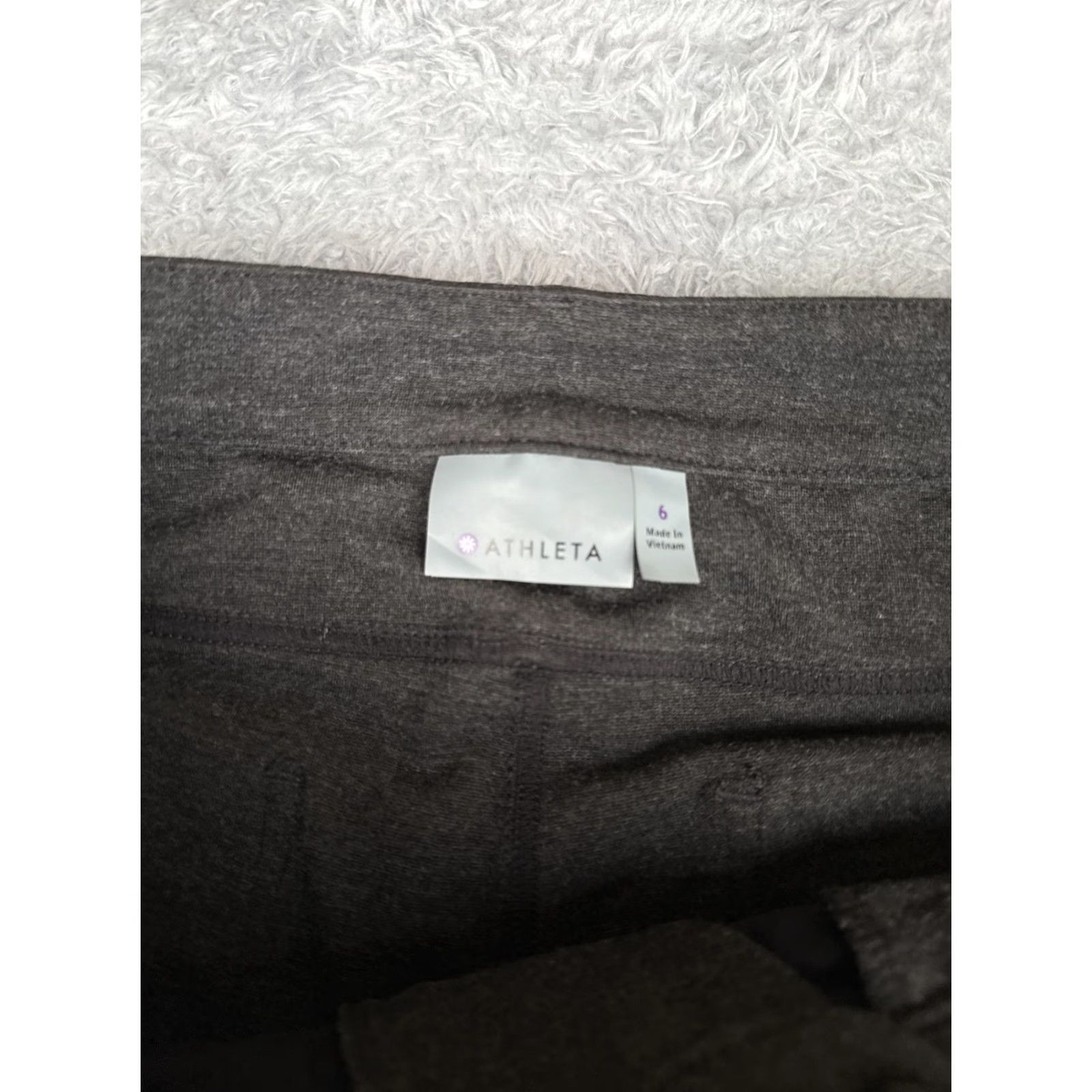 Athleta Athleta Pants Womens 6 Gray Slim Ankle Stretch Knit Pockets Travel Gym Office Size 28" / US 6 / IT 42 - 6 Thumbnail