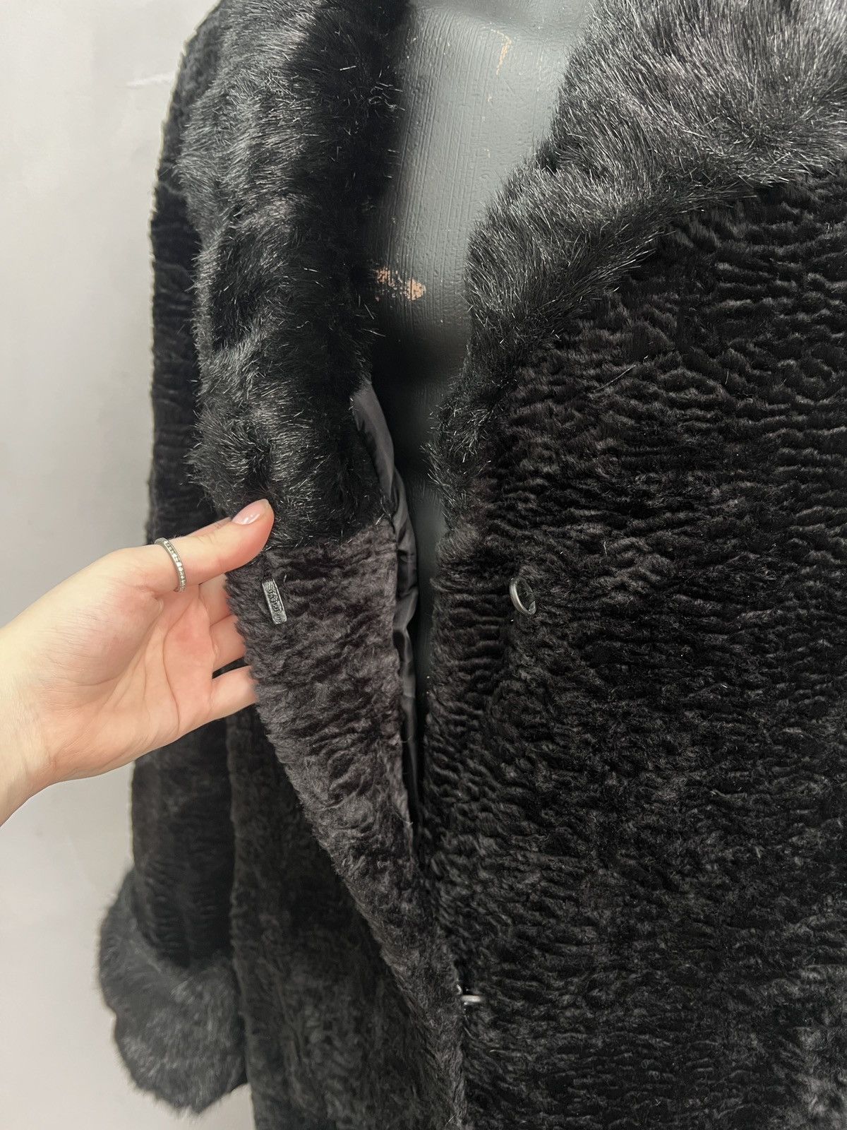 Hysteric Glamour Vintage Faux Fur Long Jakcet Black Coat if six was nine Size US M / EU 48-50 / 2 - 7 Thumbnail