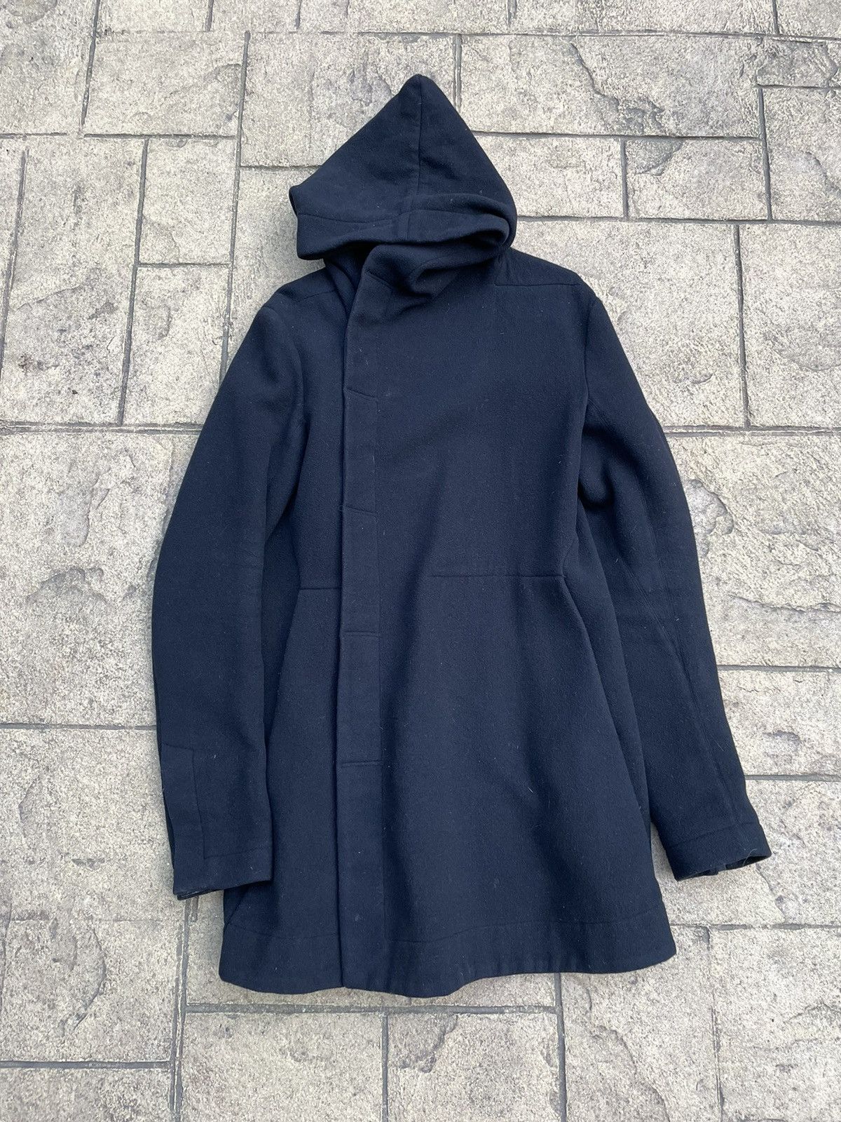 Rick Owens Drkshdw Coat Jacket Hooded Black