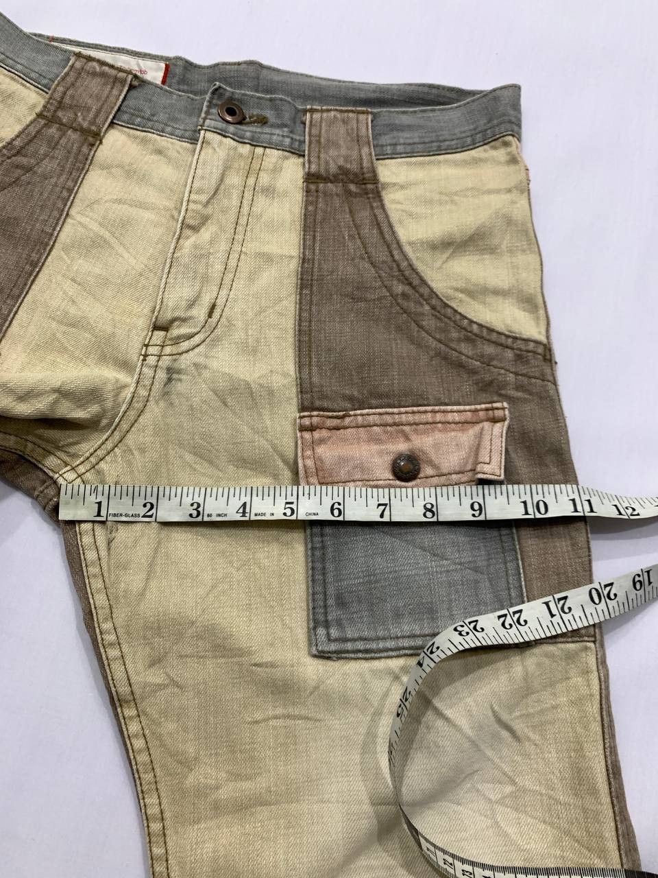 Japanese Brand 2000s Studio Ecru Japan Bush Pant Size US 31 - 14 Thumbnail