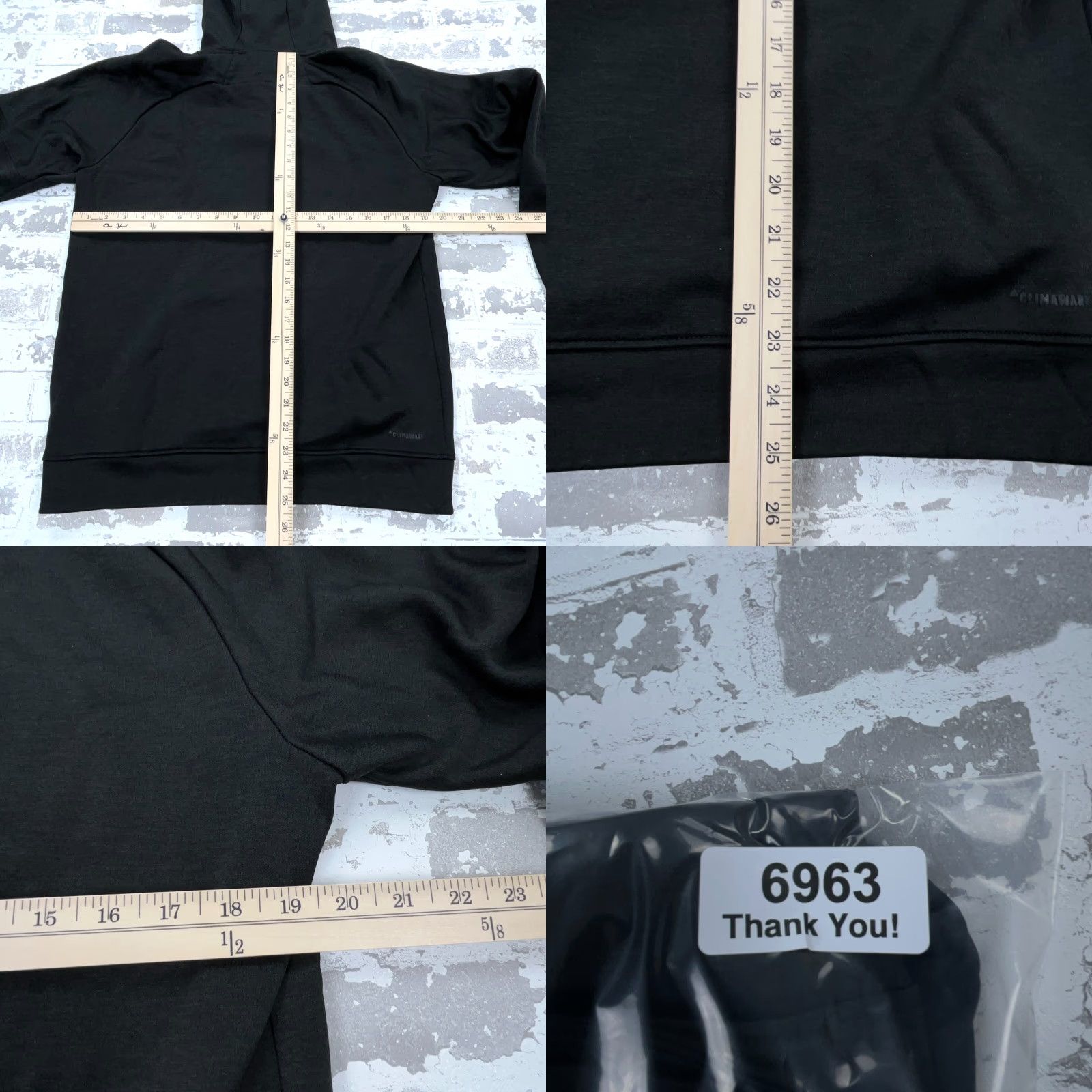 Adidas Adidas Hoodie Men M Black Gray Graphic Print Pocket Pocket All Seasons Breathable Logo Street Urban Classic Vintage: No Size US M / EU 48-50 / 2 - 8 Thumbnail