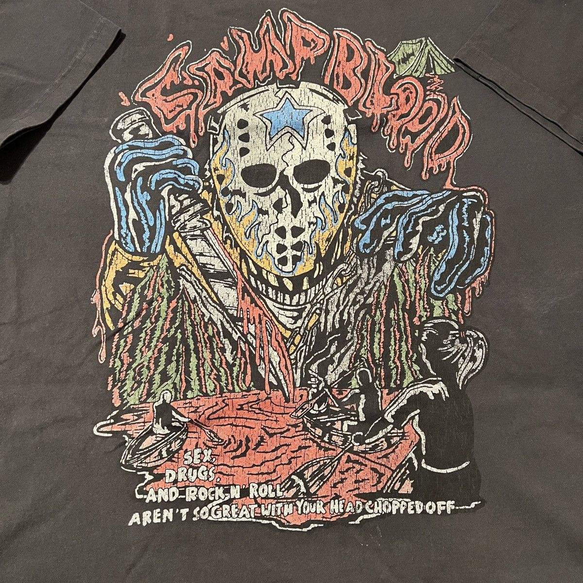Warren Lotas FRIDAY THE 13TH WARREN LOTAS 2XL CAMP BLOOD TSHIRT Size US XXL / EU 58 / 5 - 2 Thumbnail