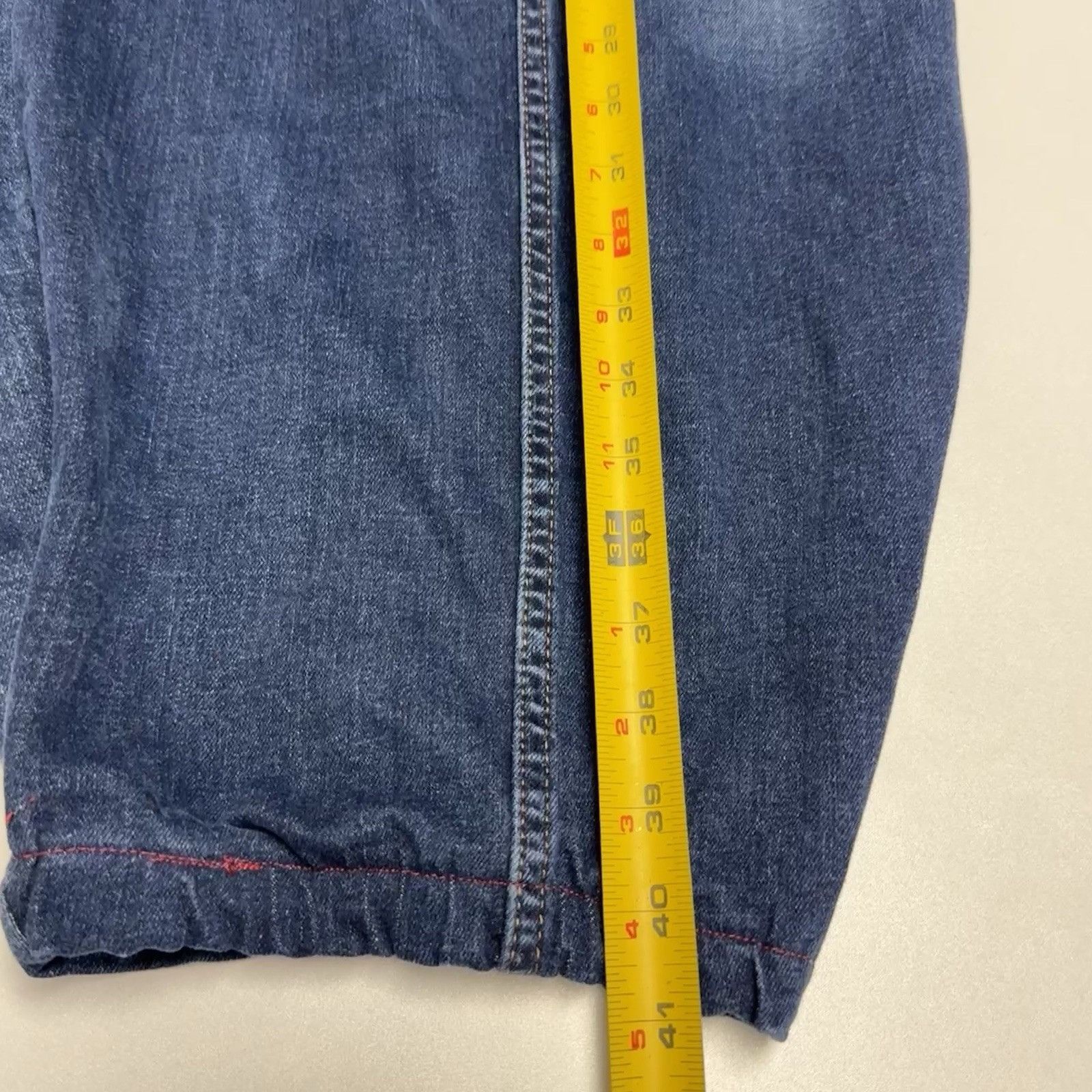 Vintage Vintage Handmade Patchwork Jeans Denim Pants Super Baggy Size US 38 / EU 54 - 14 Thumbnail