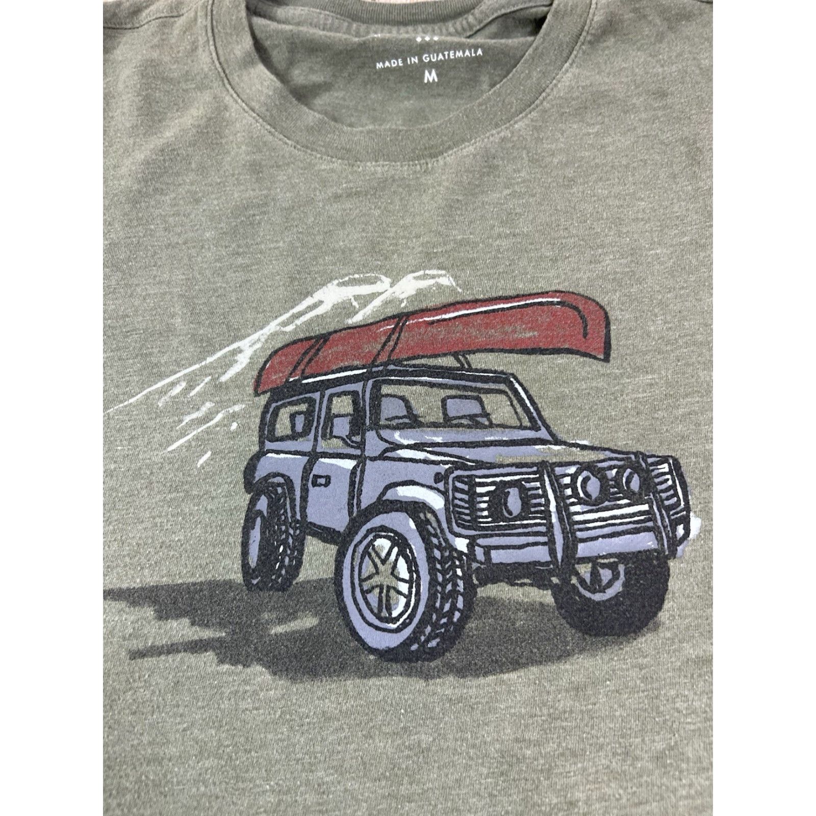 Banana Republic Banana Republic T-Shirt Green Off-road Jeep Outdoor Graphic Print Men Short Sleeve Size M Medium Size US M / EU 48-50 / 2 - 3 Thumbnail