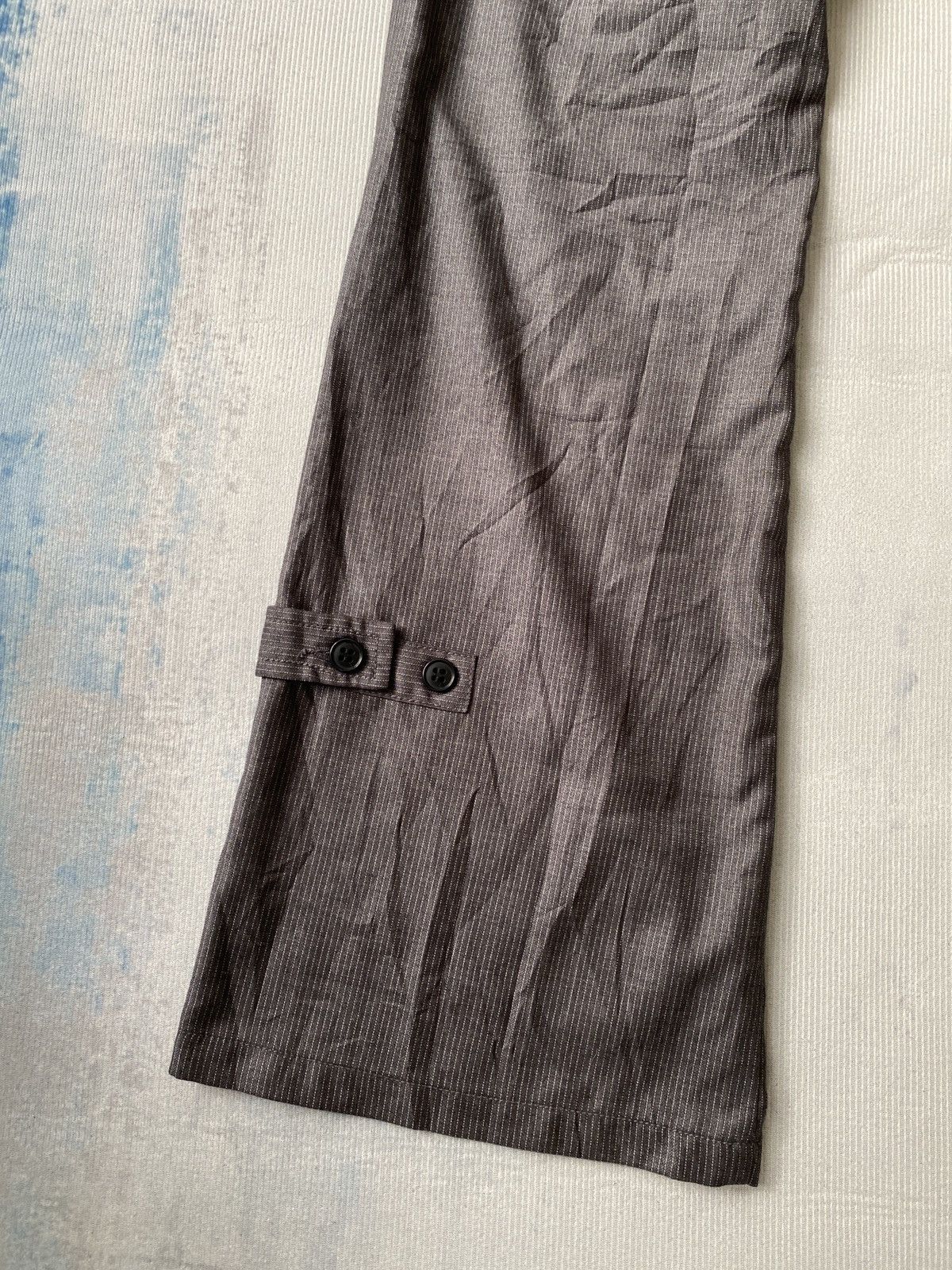 Japanese Brand Tete Homme Kazutaka Kato Flare Cargo Pant Size US 32 / EU 48 - 9 Thumbnail
