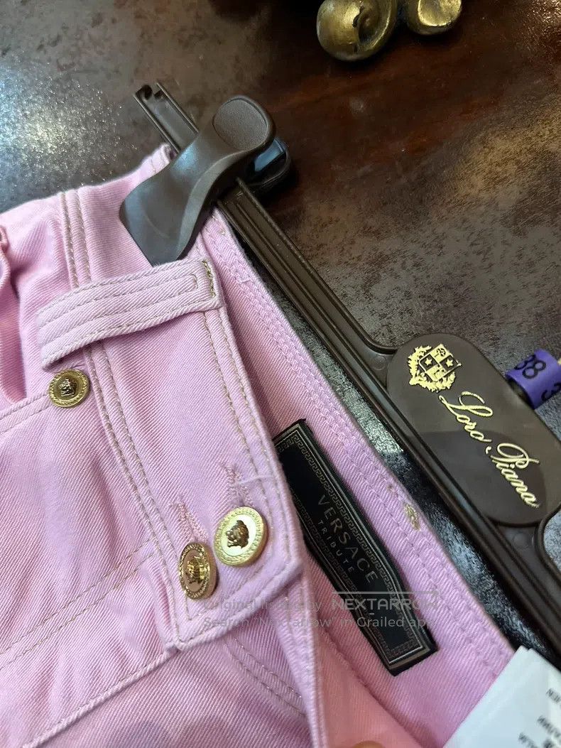 Versace Versace Pink jeans Size 26" / US 2 / IT 38 - 4 Thumbnail