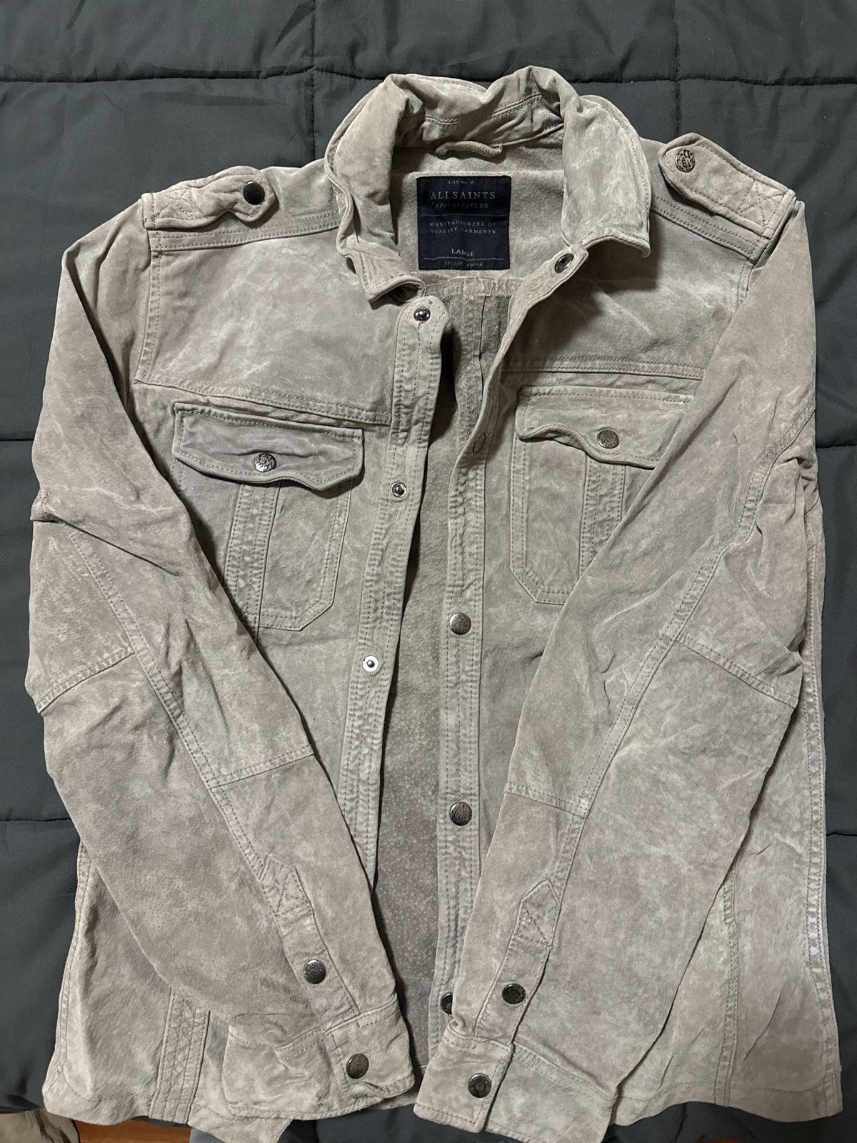 Allsaints Allsaints Suede Jacket Large Size US L / EU 52-54 / 3 - 2 Thumbnail