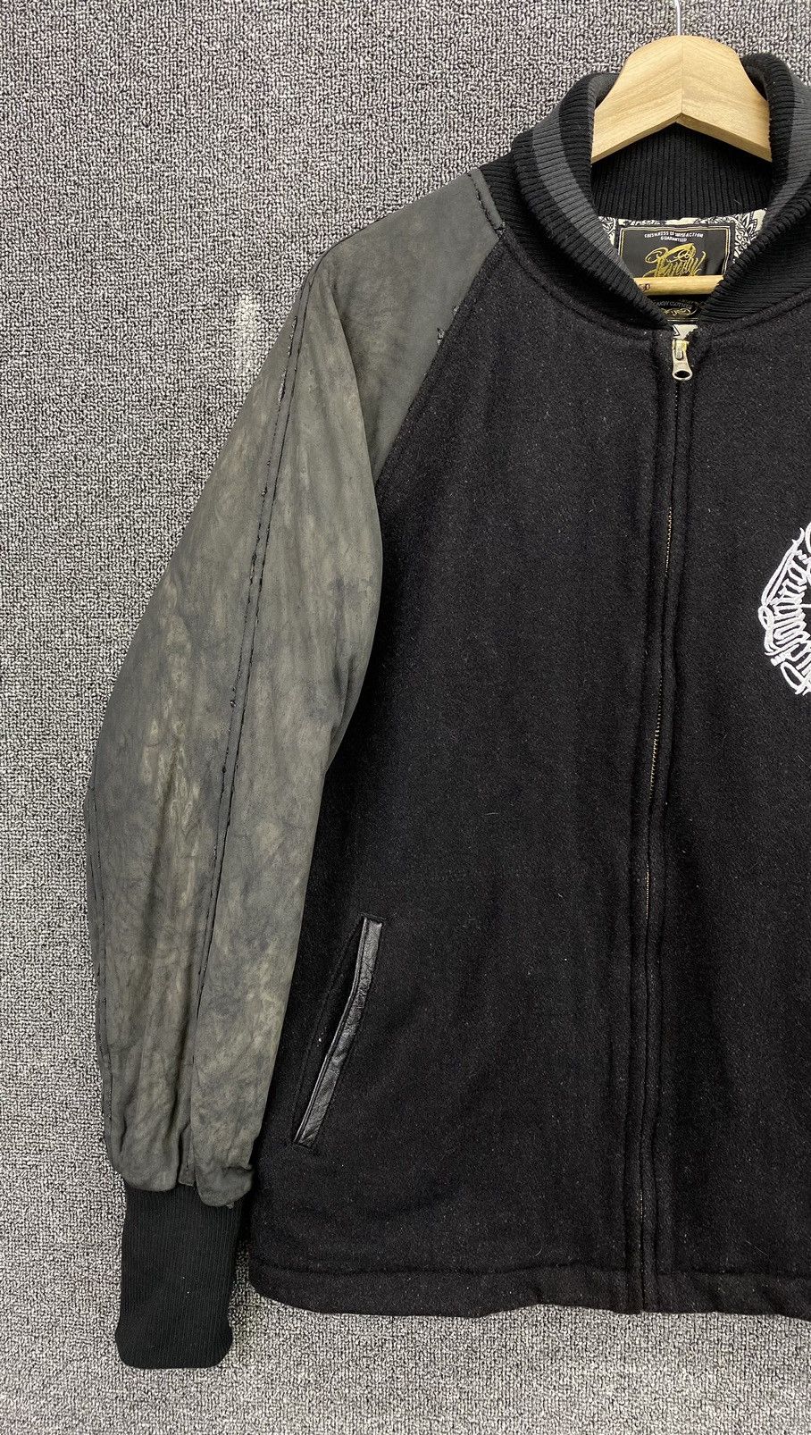 Japanese Brand Vintage Eyecandy Paisley Inspired Wacko Maria Varsity Jacket Size US L / EU 52-54 / 3 - 9 Thumbnail