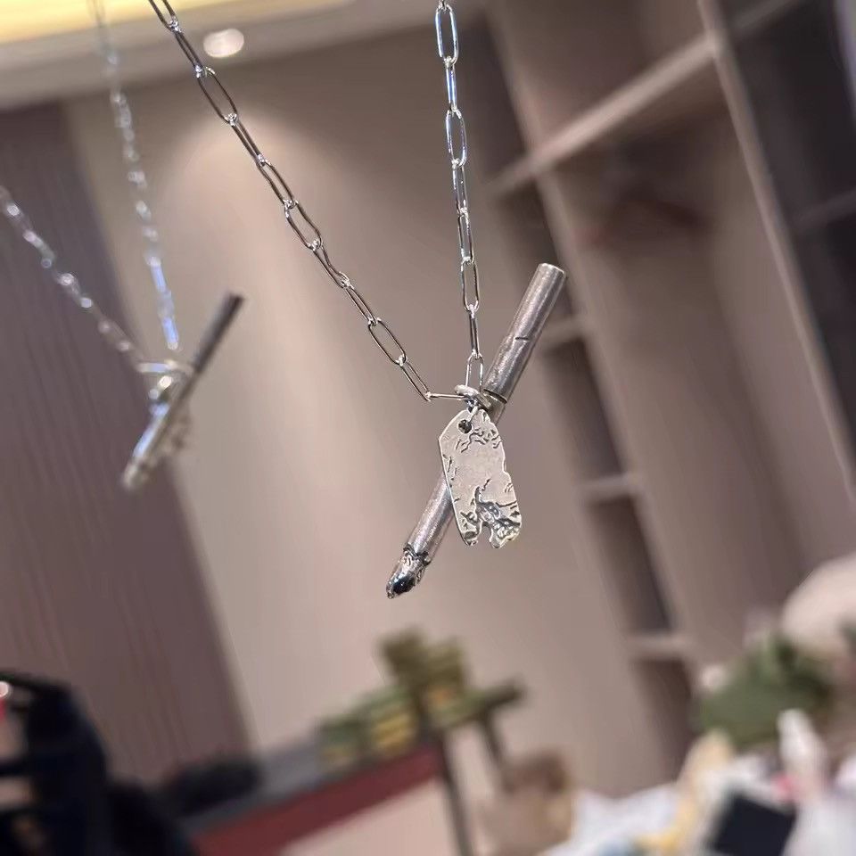 Jewelry Streetwear Punk Goth Cigarettes Necklace Pendant Size ONE SIZE - 3 Thumbnail
