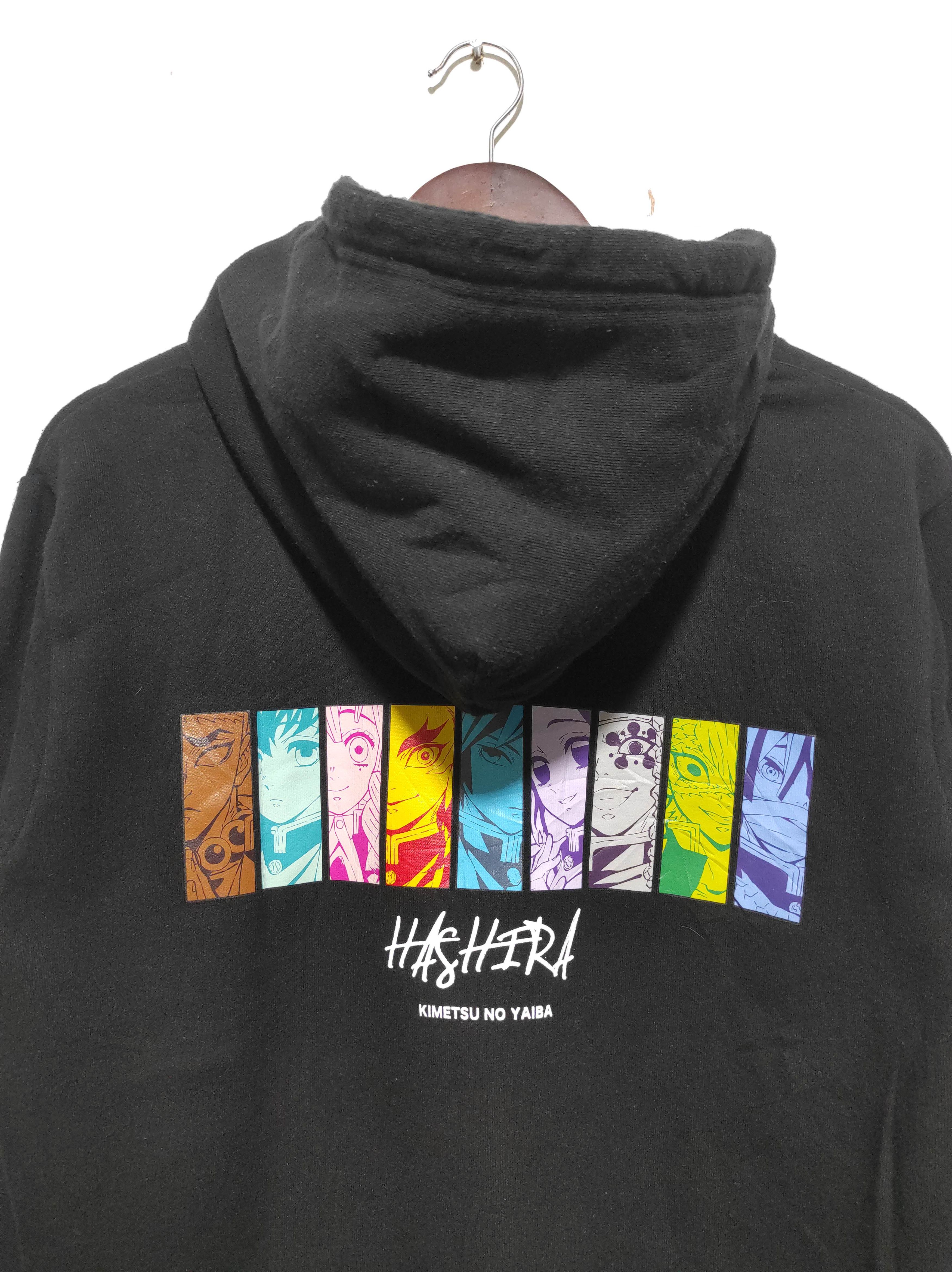 Anime Vintage Hashira Kimetsu No Yaiba Anime Cartoon Hoodie Size US M / EU 48-50 / 2 - 3 Thumbnail