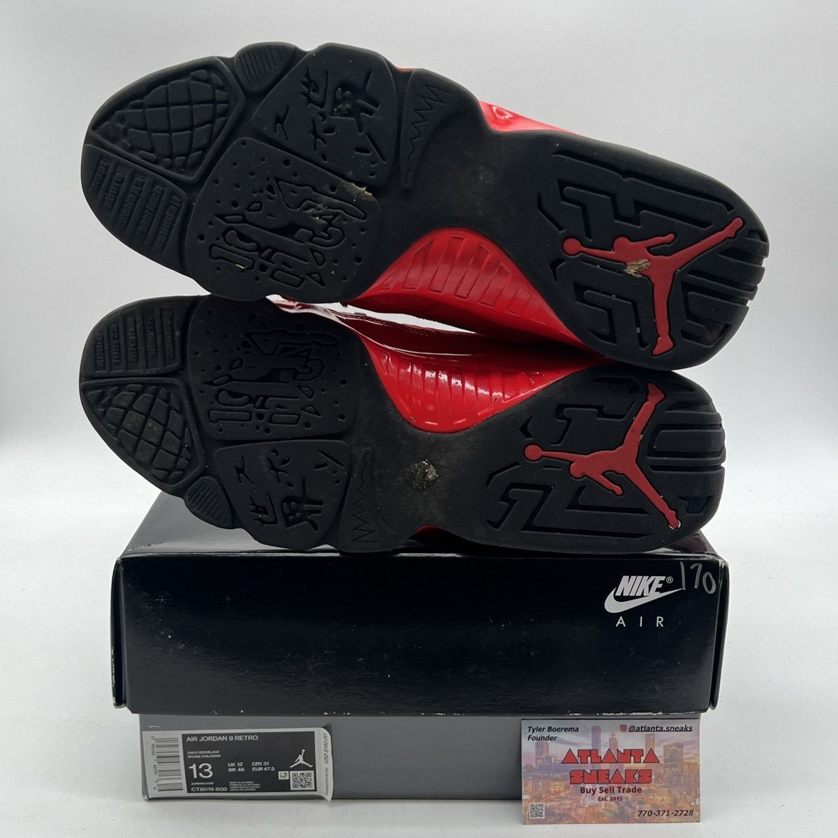 Jordan Brand Air Jordan 9 Chile red Size US 13 / EU 46 - 8 Thumbnail