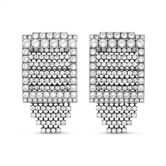 Balenciaga o1srvl11e1124 Size: OS / Club Earrings in Silver Size ONE SIZE - 1 Preview