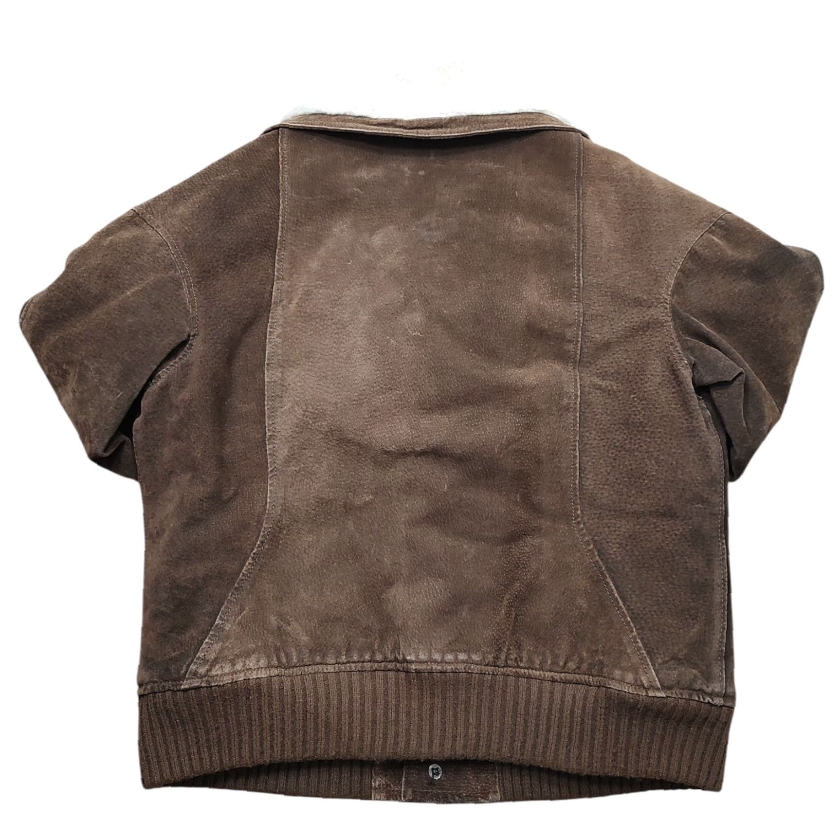 McGregor VINTAGE Vtg 70s 60s McGregor Suede Jacket Sherpa Lining Brown Mens 42 Western USA Size US XS / EU 42 / 0 - 4 Thumbnail
