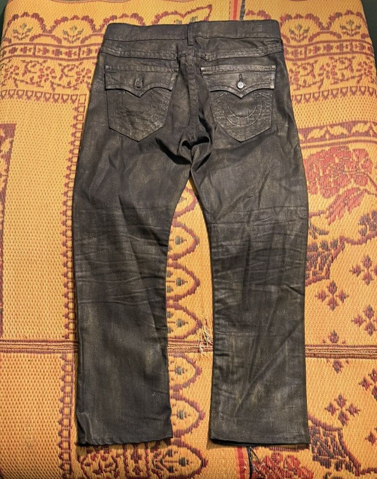 True Religion True Religion Wax Denim Jeans Very Rare Avant Garde Size US 34 / EU 50 - 4 Thumbnail