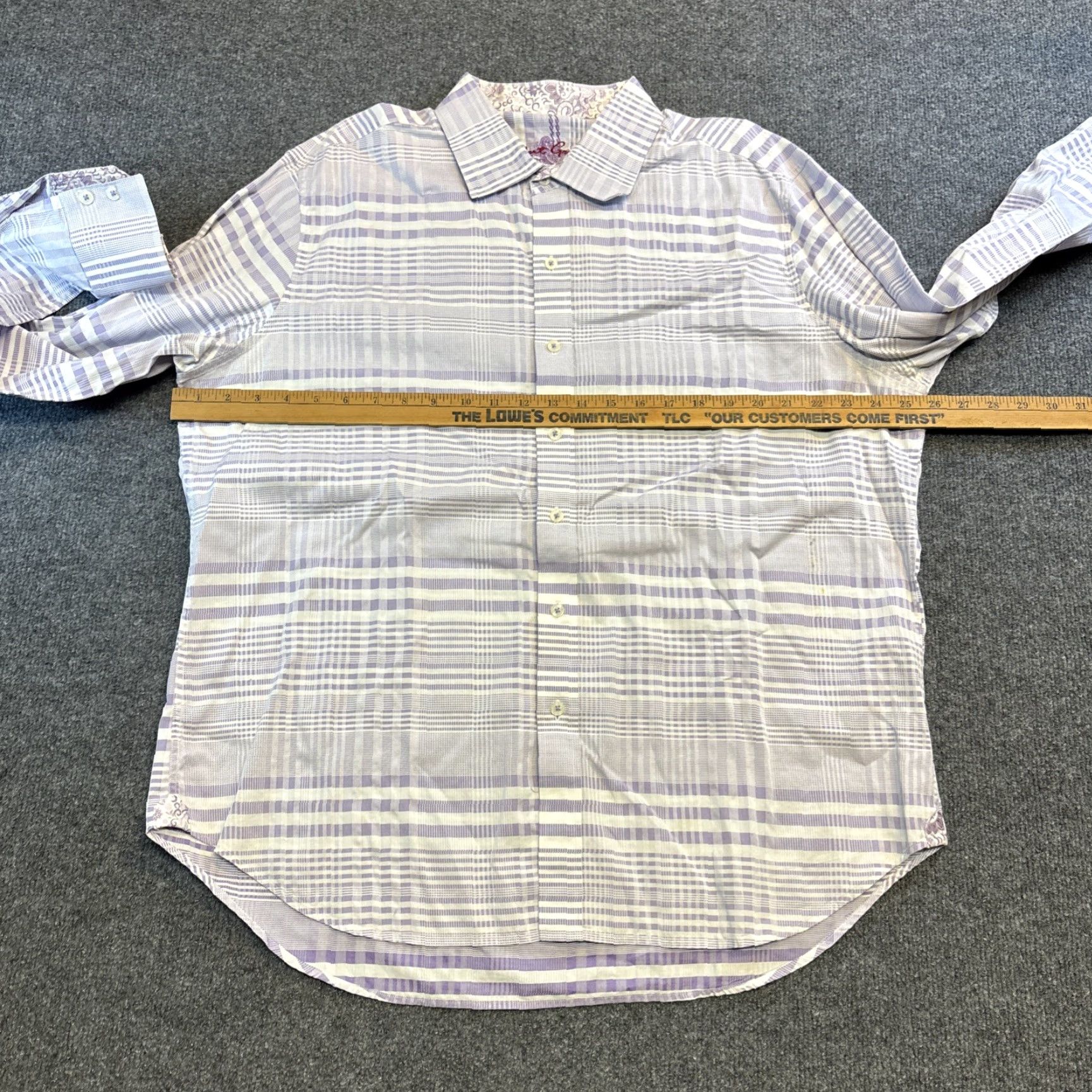 Robert Graham Robert Graham Sportswear The Candy Man Woven Shirt 2XL Men's Purple Button-Up Long Sleeve Shirt Size US XXL / EU 58 / 5 - 7 Thumbnail