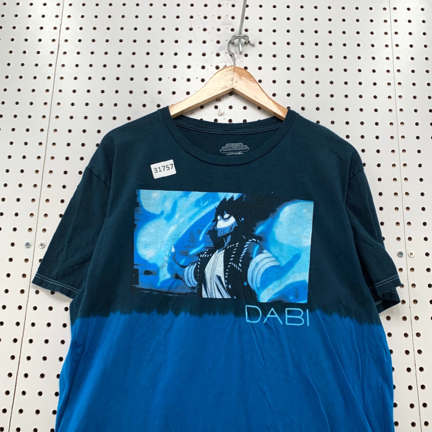 Vintage MY Hero Academia Dani Shirt Mens Medium Anime Blue Black 21x28.5 Shirt Size US M / EU 48-50 / 2 - 7 Thumbnail