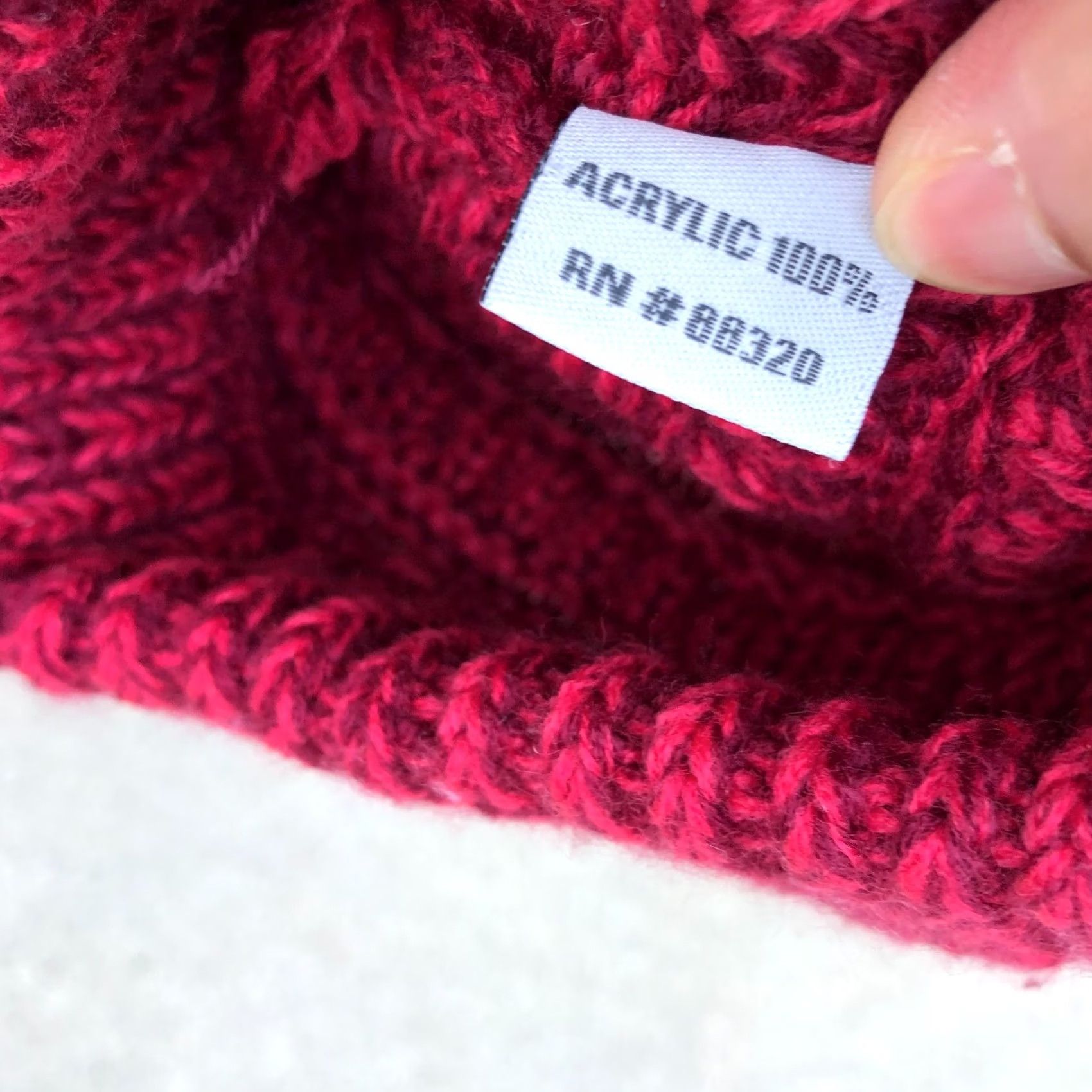 Vintage C.C. Beanie Hat Women One Size Red Cap Shirt/Hat Size ONE SIZE - 6 Thumbnail