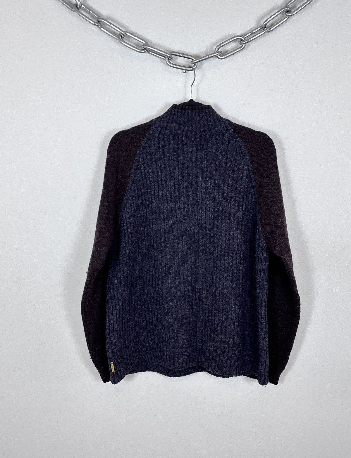 Armani Vintage Armani Jeans Men’s 1/4 Zip Wool Knit Sweater Size US XL / EU 56 / 4 - 14 Thumbnail