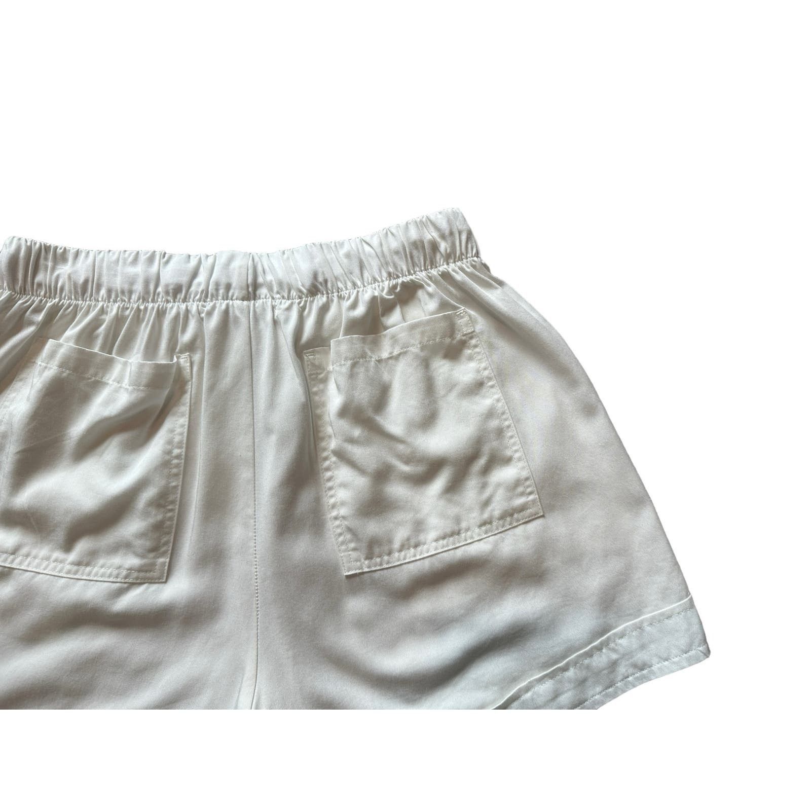 Other Bishop+Young Women’s Medium White Drawstring Summer Shorts Size 30" / US 8 / IT 44 - 9 Thumbnail