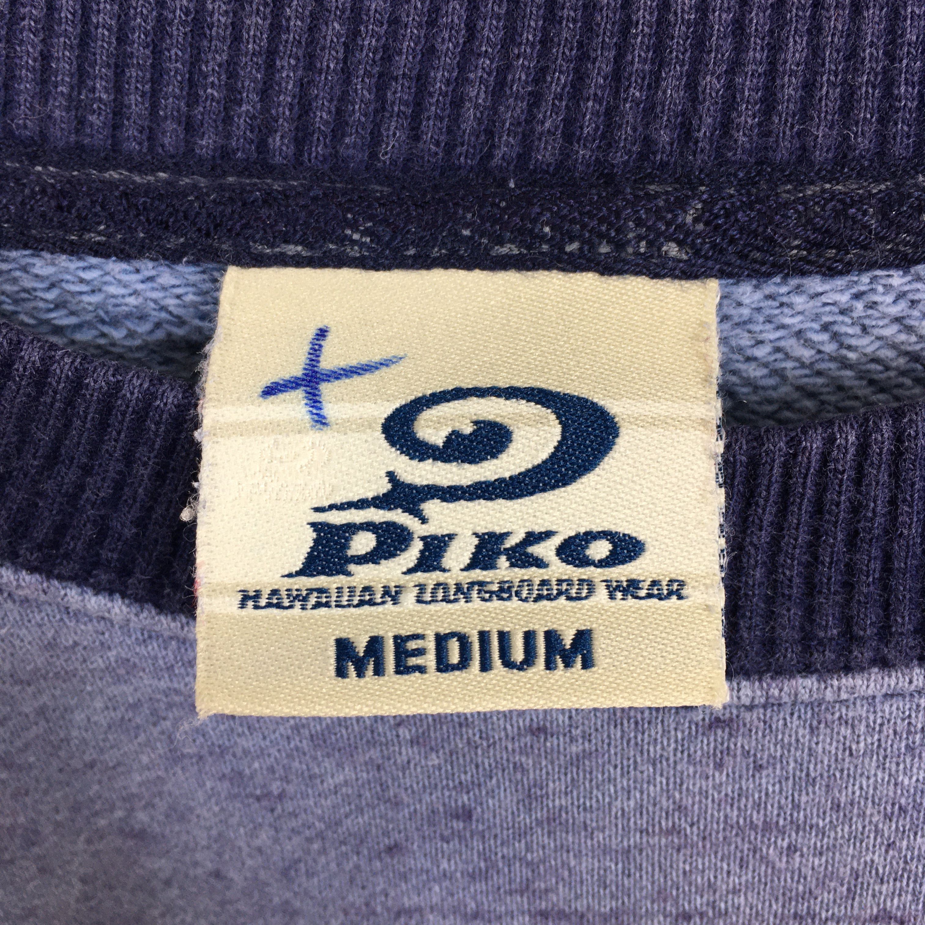 Vintage Vintage Piko Surfing Blue Sweatshirt Medium Size US M / EU 48-50 / 2 - 4 Thumbnail