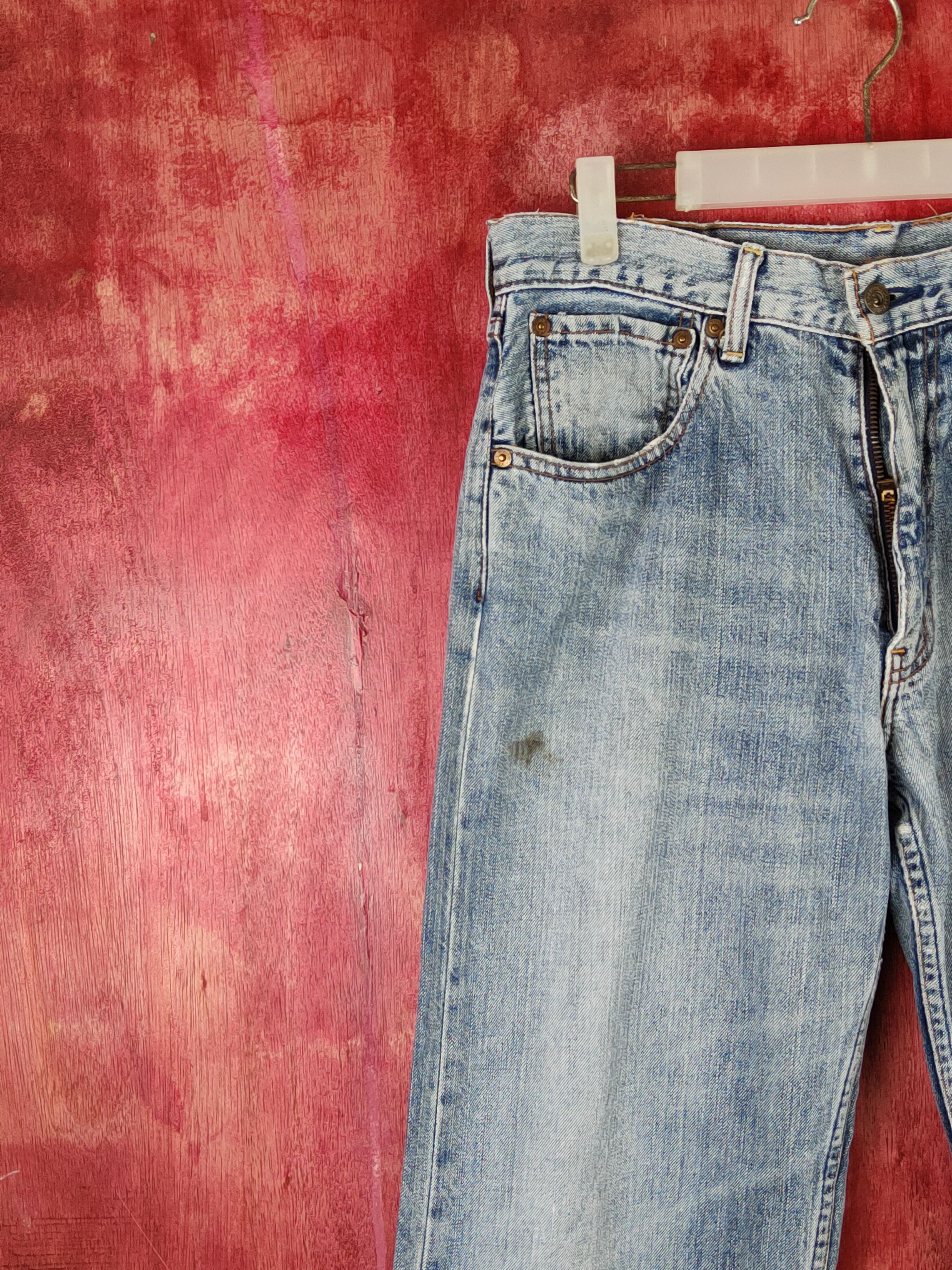 Levi's Levi's Blue Faded Distressed Ripped Jeans #S1693 Size US 31 - 3 Thumbnail