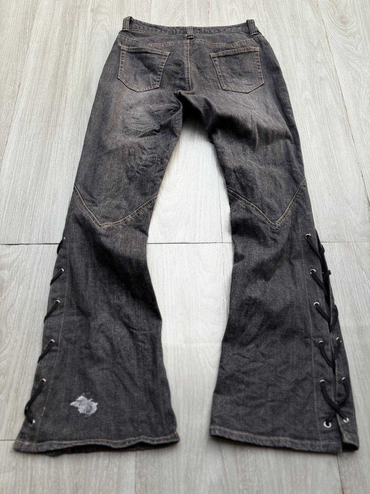Japanese Brand ORIRIN laceup flare jeans Size US 26 / EU 42 - 5 Thumbnail