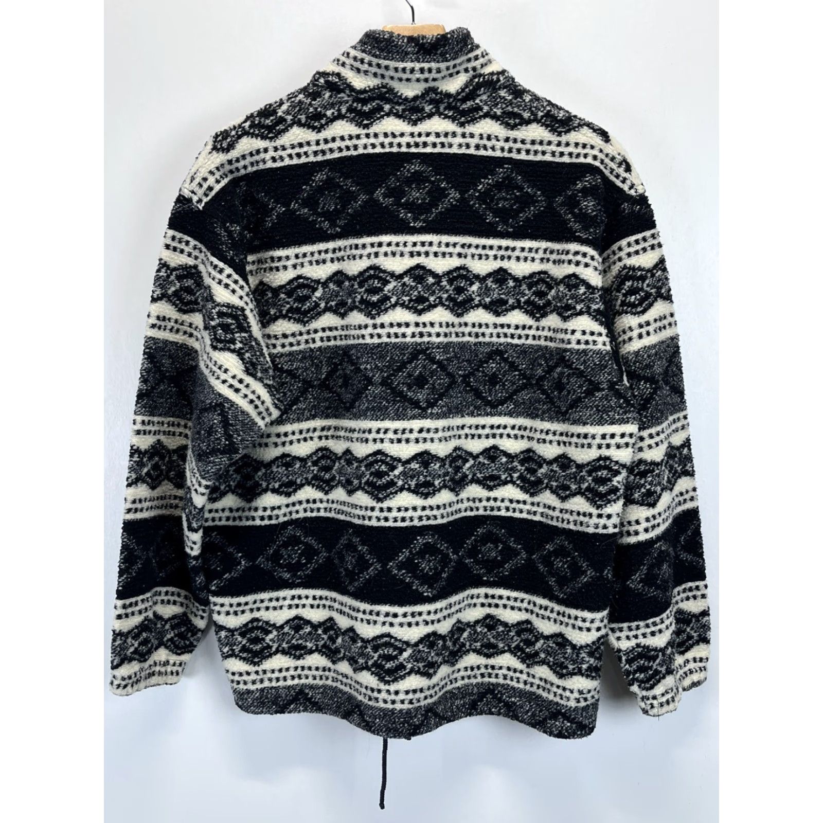 J Brand Vintage Rifle Brand Pullover Fleece Jacket Sz Large Mens Quarter Zip Aztec Y2K Size US L / EU 52-54 / 3 - 3 Thumbnail