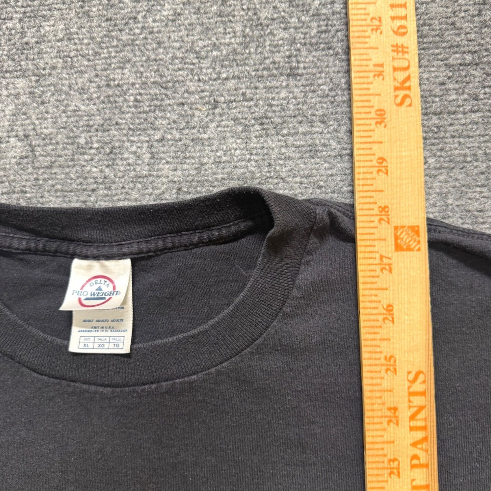 Vintage Homer Simpson T-Shirt Men XL 2006 Warning Man At Work 100% Cotton Black Delta Pro Weight Thrashed Y2K Shirt Mens XL Size US XL / EU 56 / 4 - 4 Thumbnail