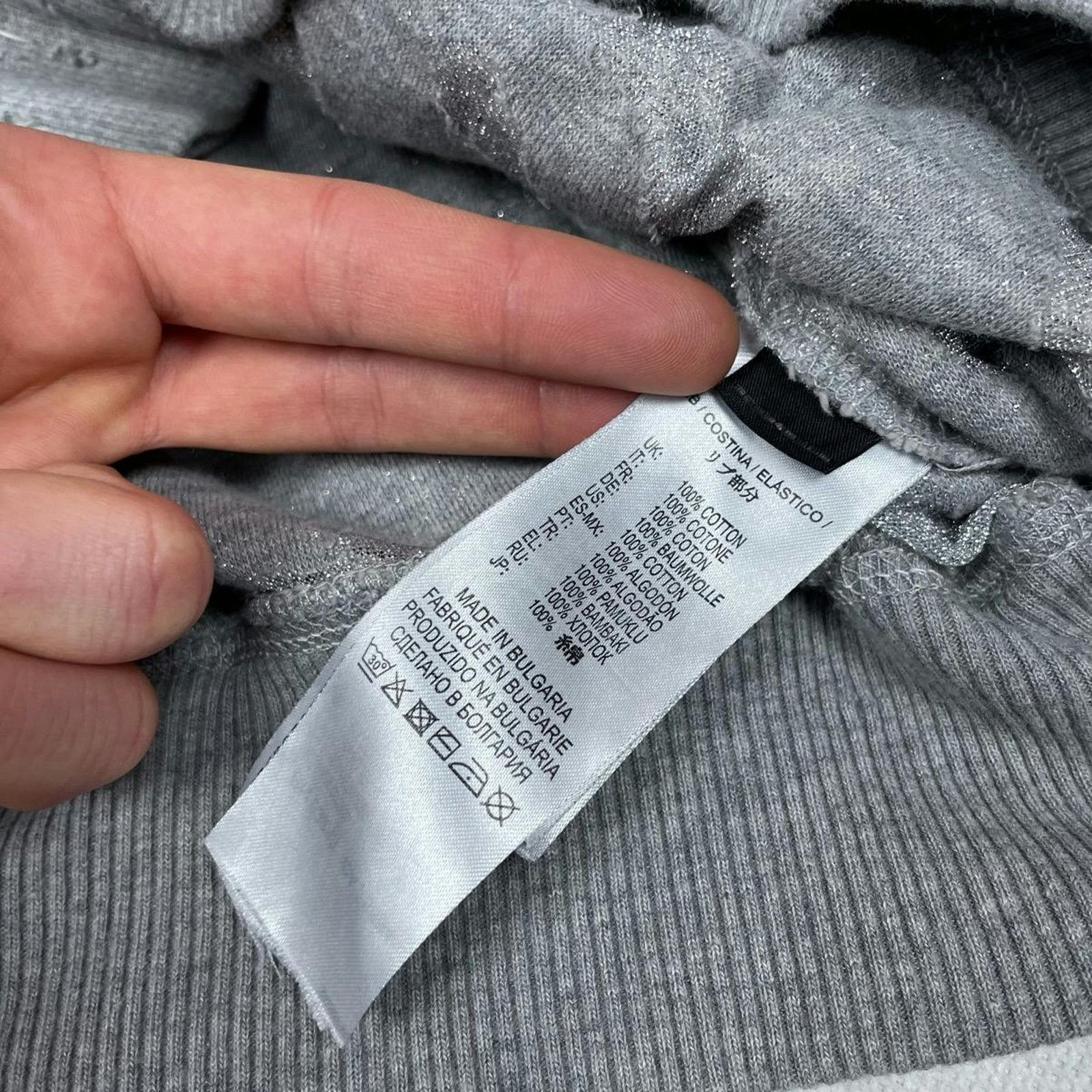 Diesel Diesel FELPA Women's Gray Crew Neck Ripped Sweatshirt Size M / US 6-8 / IT 42-44 - 11 Thumbnail