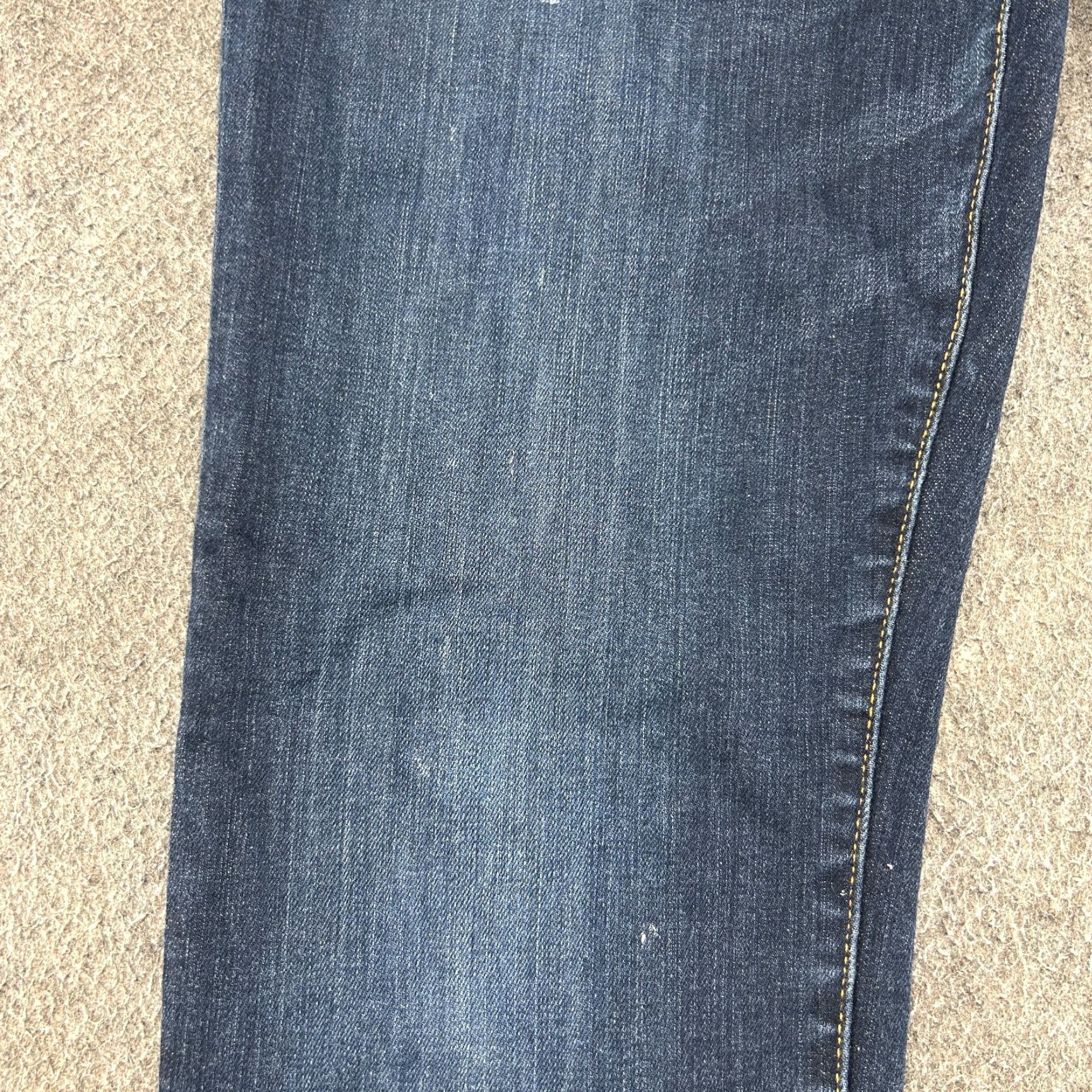 American Eagle Outfitters VINTAGE American Eagle Jeans Mens 28x30 Slim Straight Leg Dark Blue Denim Size US 28 / EU 44 - 3 Thumbnail