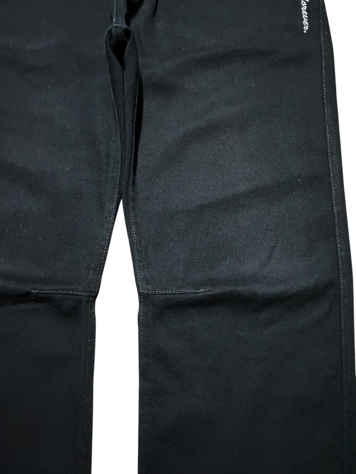 Japanese Brand ILL’S Japan Denim Loudly Voltage Embroidered Baggy Jeans Size US 34 / EU 50 - 9 Thumbnail