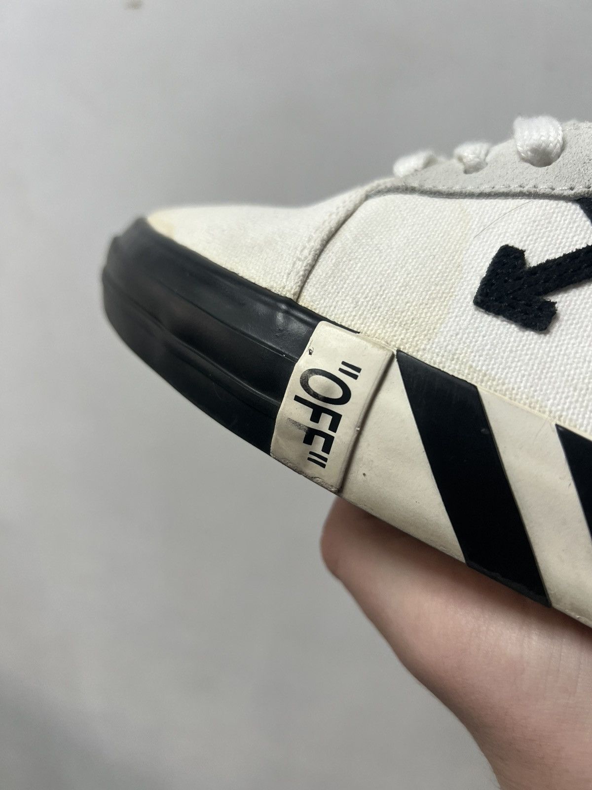 Off-White Off White Vulcanized Sneaker Shoes White Size US 5.5 / EU 38 - 12 Thumbnail