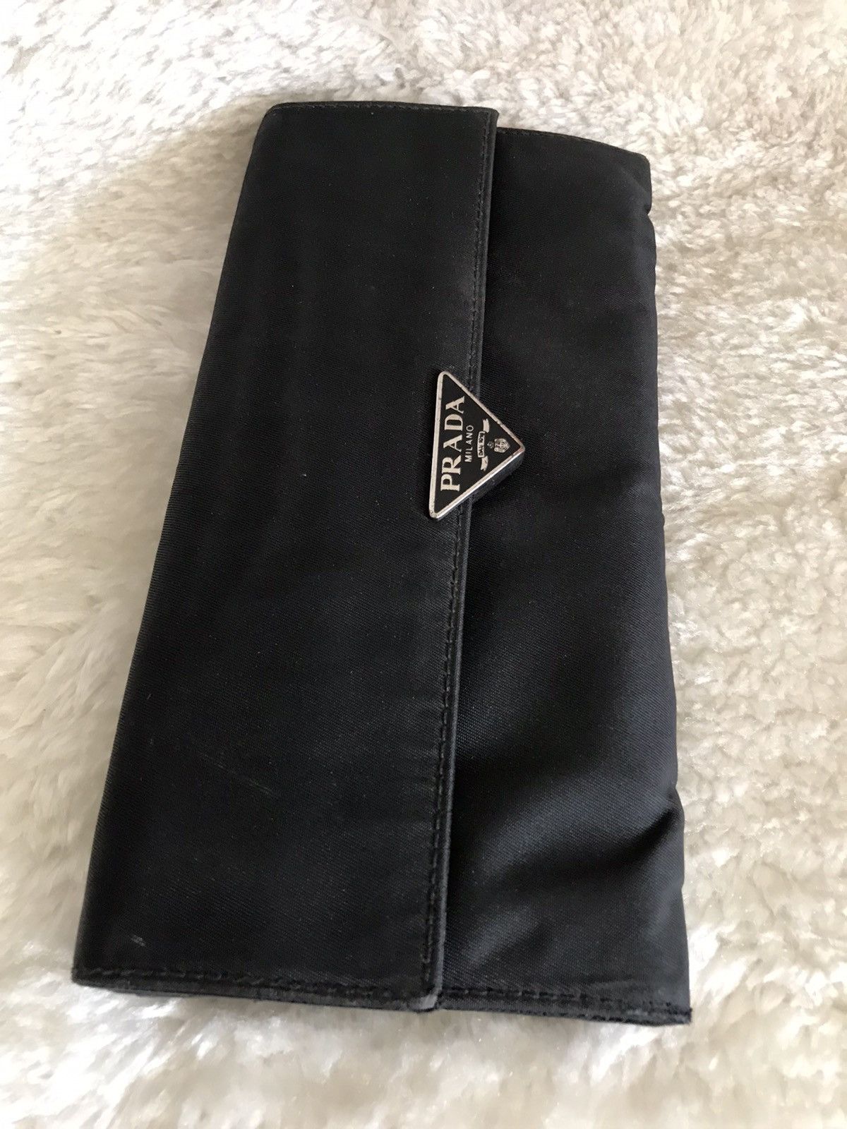 Prada × Vintage PRADA Wallet Black Nylon Leather Size ONE SIZE - 3 Thumbnail